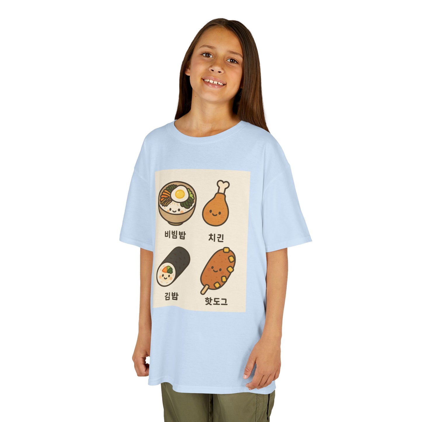Cute Kimbap Kids T-Shirt, Fun Korean Food Tee, Gift for Kids, Sushi Lover Shirt, Casual Wear, Birthday Gift