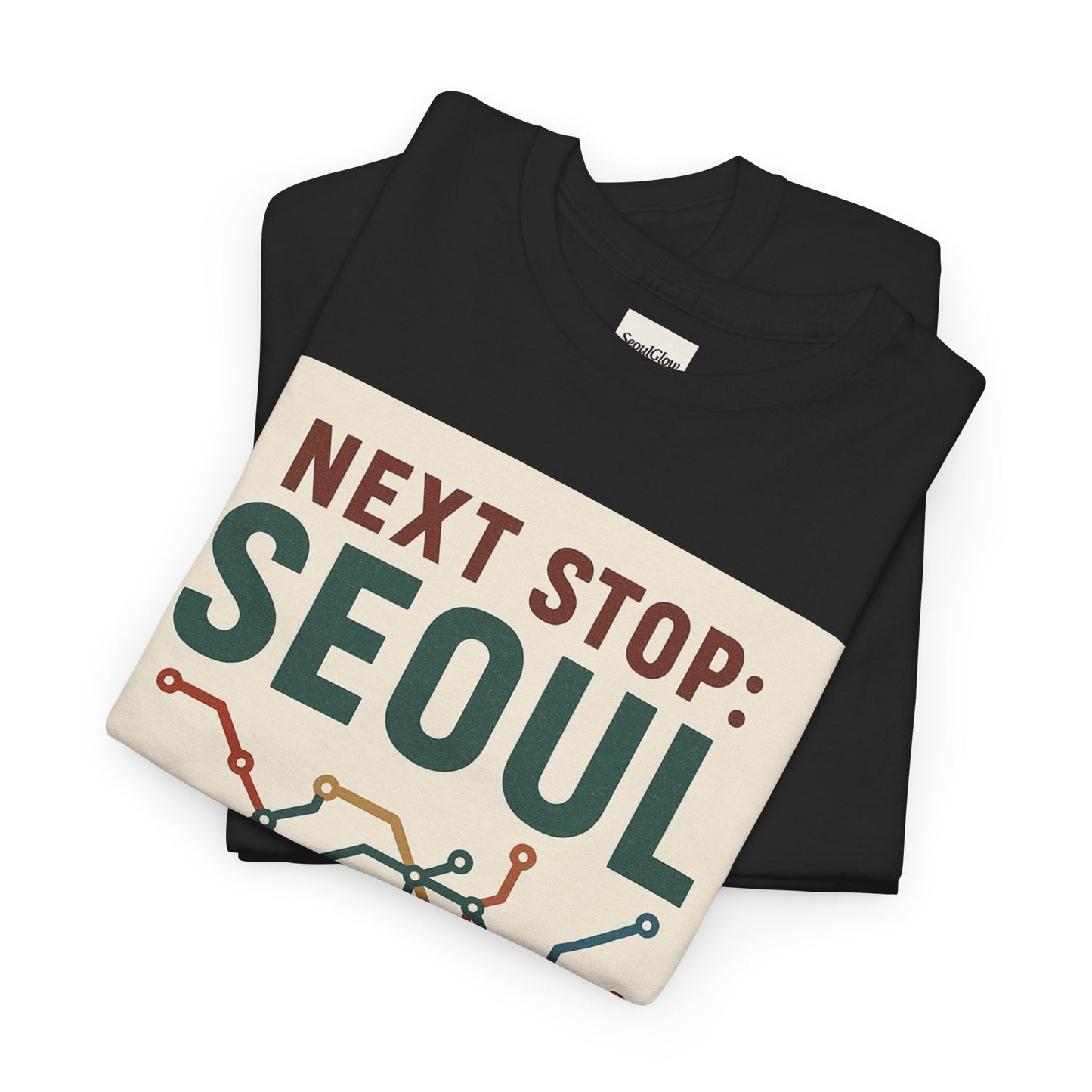 Seoul Metro Graphic Tee - Korean Travel Shirt