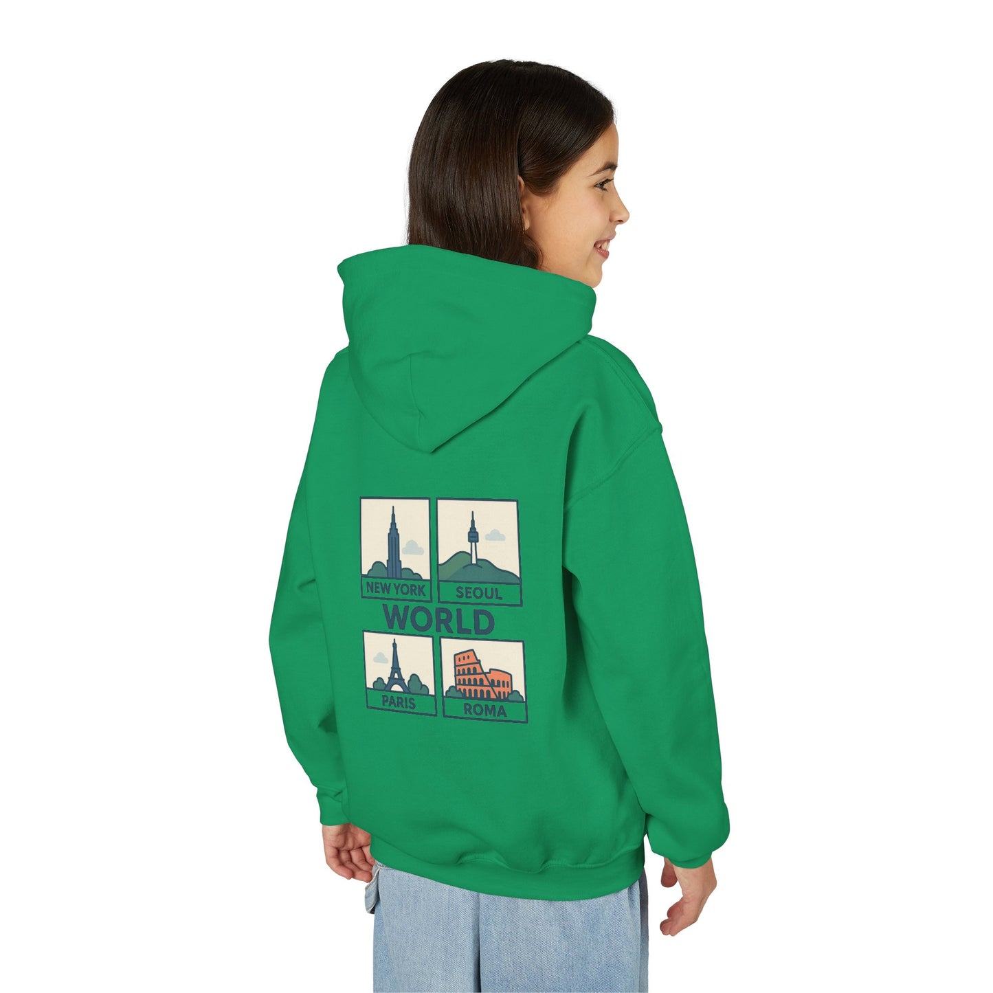Seoul, World Cityscape Youth Hoodie - Travel Lovers Gift, Cozy Sweatshirt for Teens, Urban Fashion, Vacation Vibes, Gifts for Adventurers
