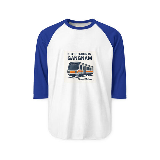 Gangnam Station Unisex Raglan Shirt - Korean Gift