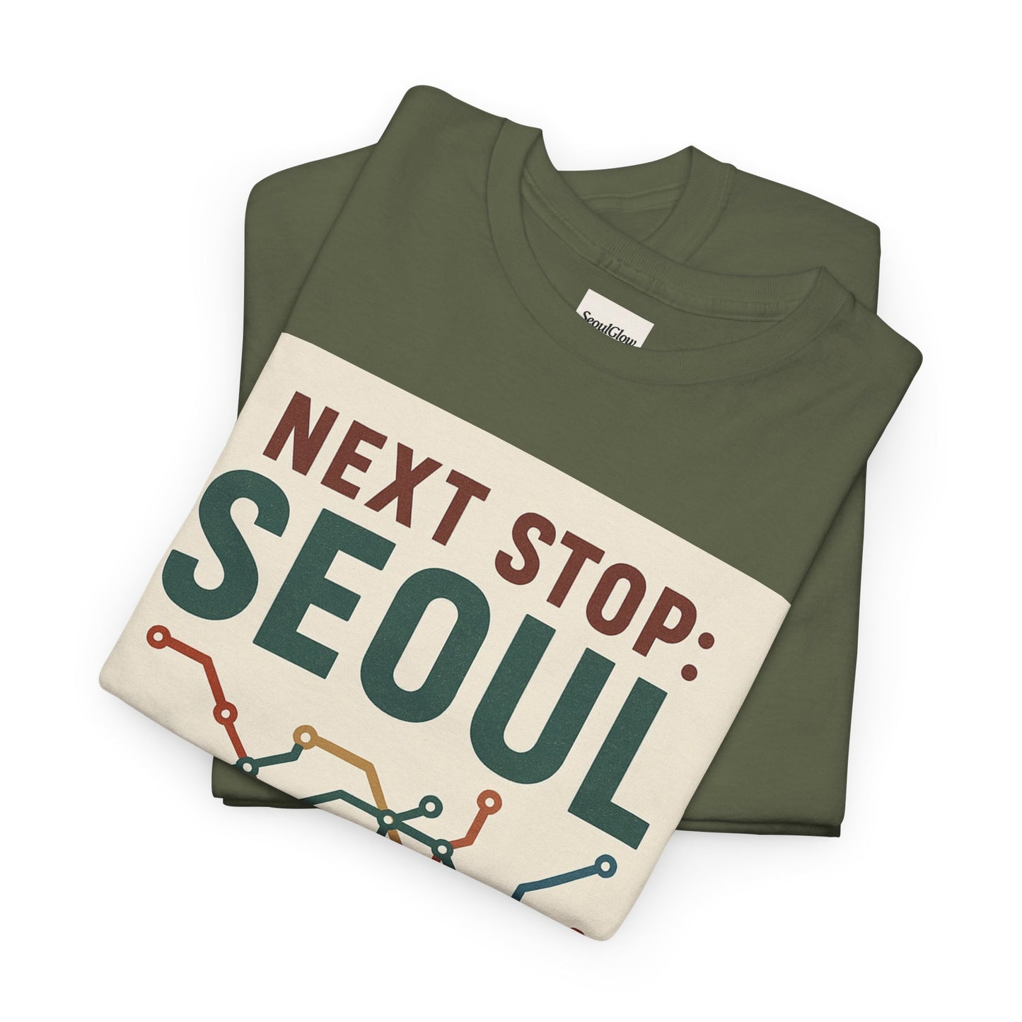 Seoul Metro Graphic Tee - Korean Travel Shirt
