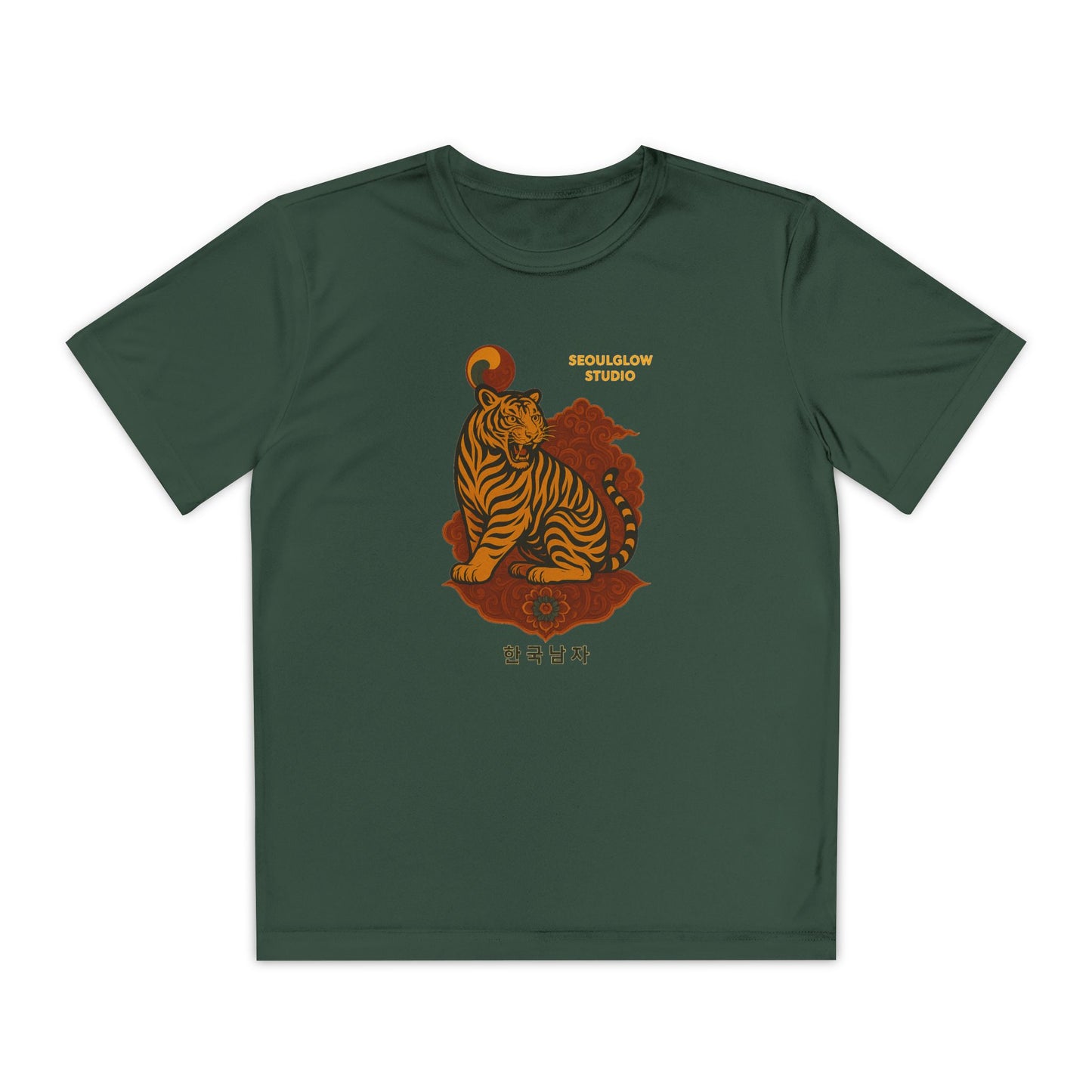 Korean Tiger Graphic Tee | Sporty Style, Trendy Apparel, Perfect for Kids, Casual Outings, Birthday Gifts, Summer Wear
