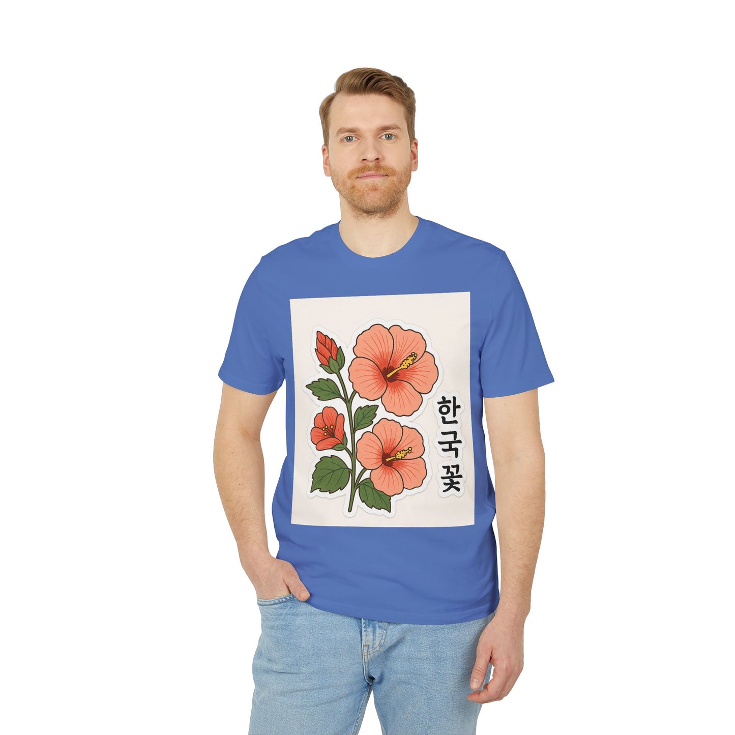 Floral Korean Graphic T-Shirt | Unisex Casual Wear | Perfect for Summer, Gifts, Streetwear, Everyday Style