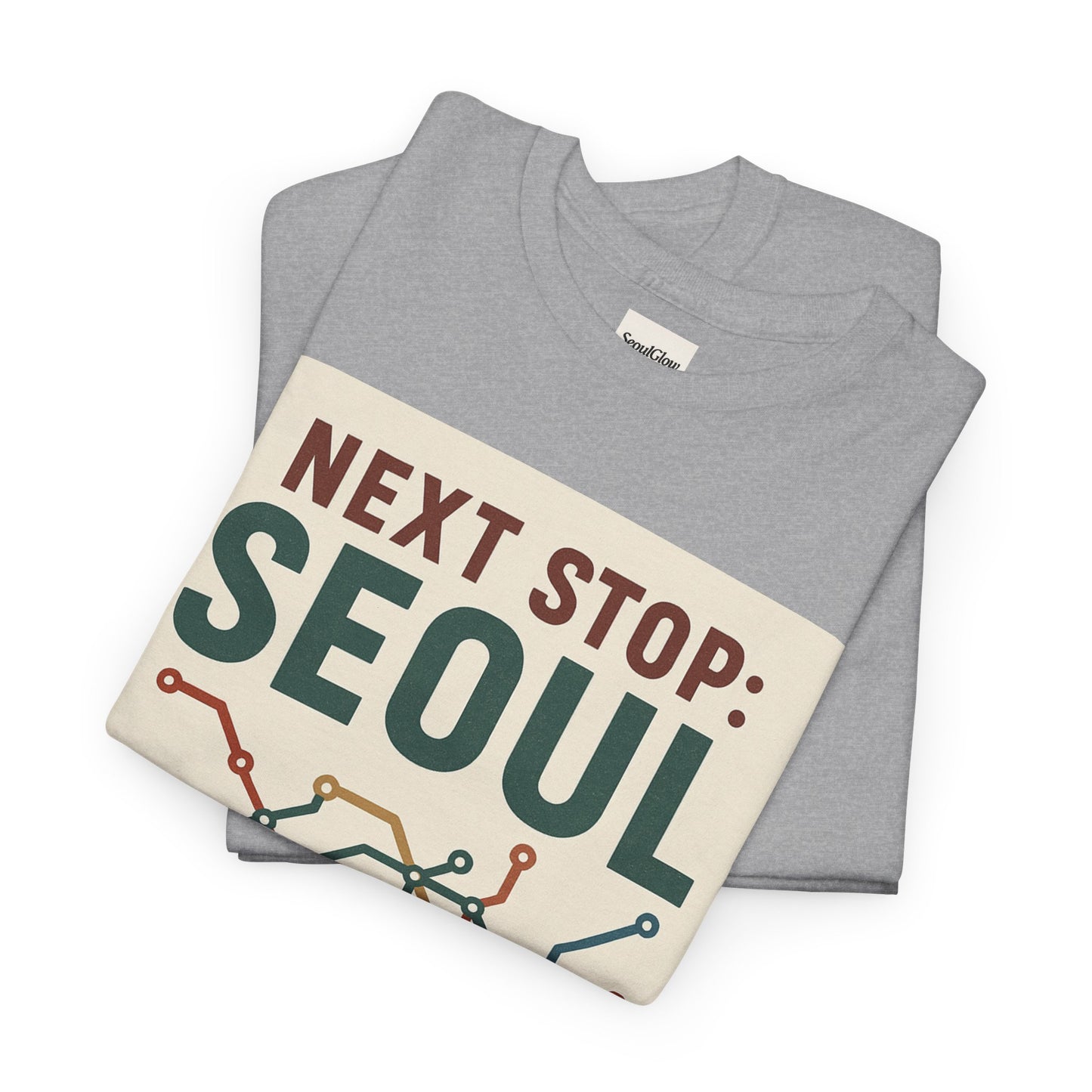 Seoul Metro Graphic Tee - Korean Travel Shirt