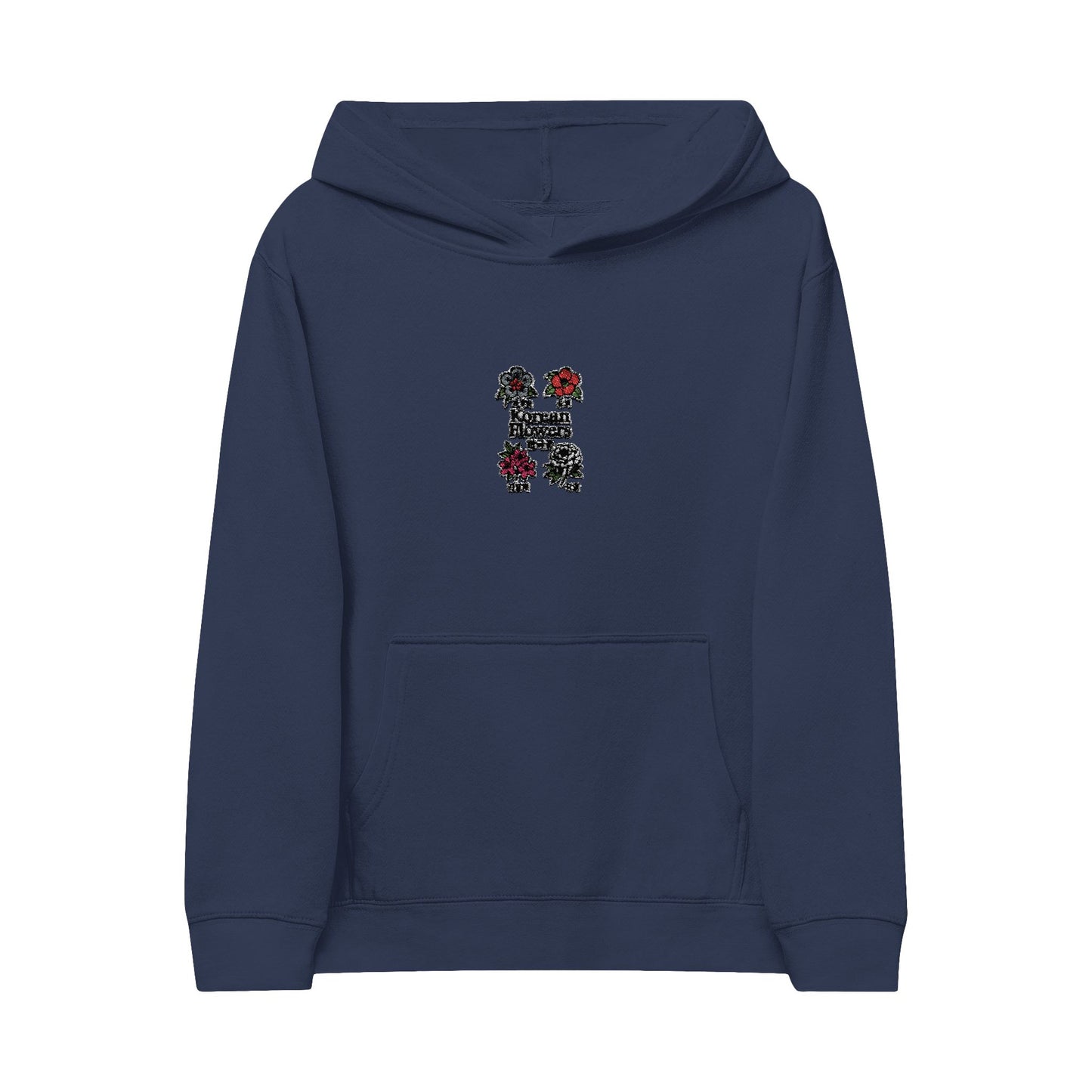 Embroidered Kids Fleece Hoodie with Korean Floral Design, Cozy Gift for Children, Perfect for Birthdays, Playdates, Lightweight Sweatshirt, [...]