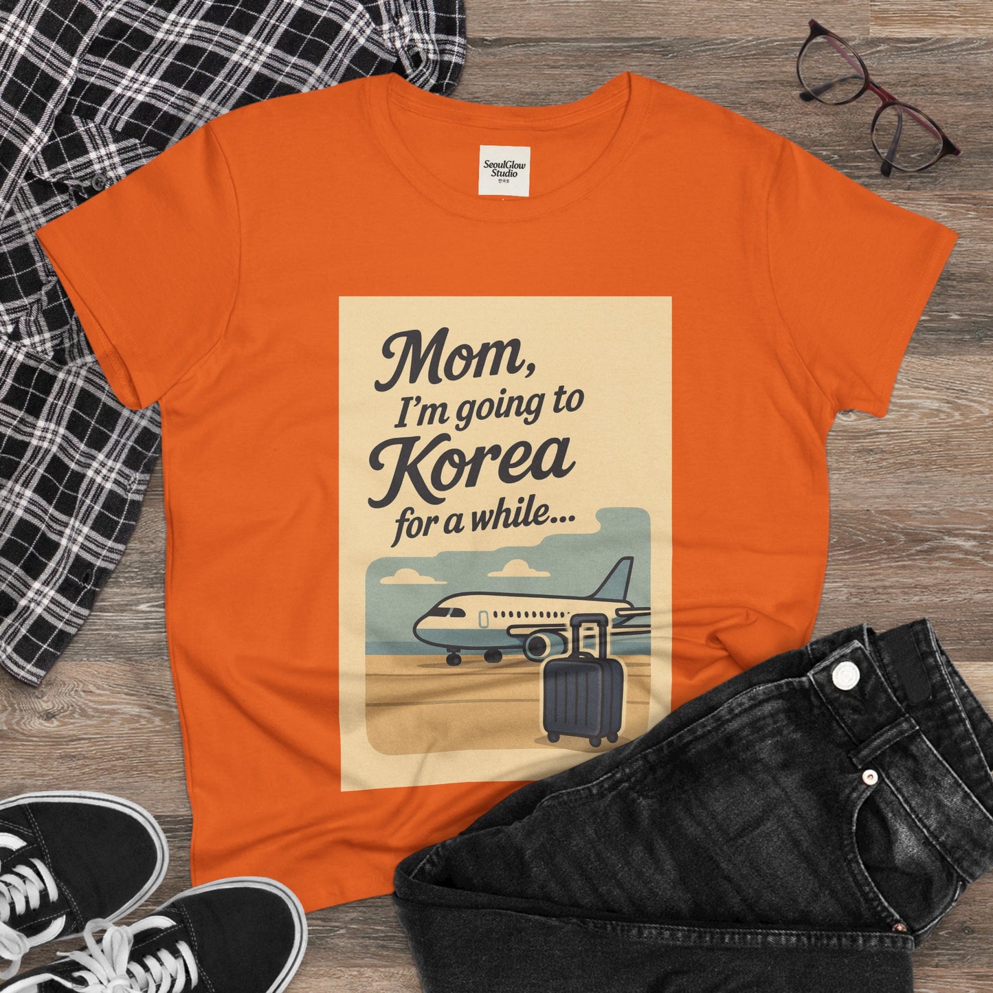 Mom I'm Going to Korea Travel Women's Tee