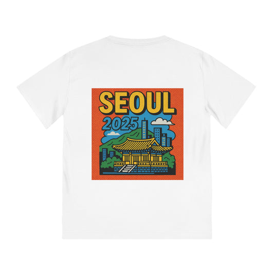 Retro Seoul 2025 Rocker T-Shirt, Unisex Graphic Tee, Music Festival Shirt, Travel Souvenir Tee, Vintage Style Clothing, Gift for Travelers