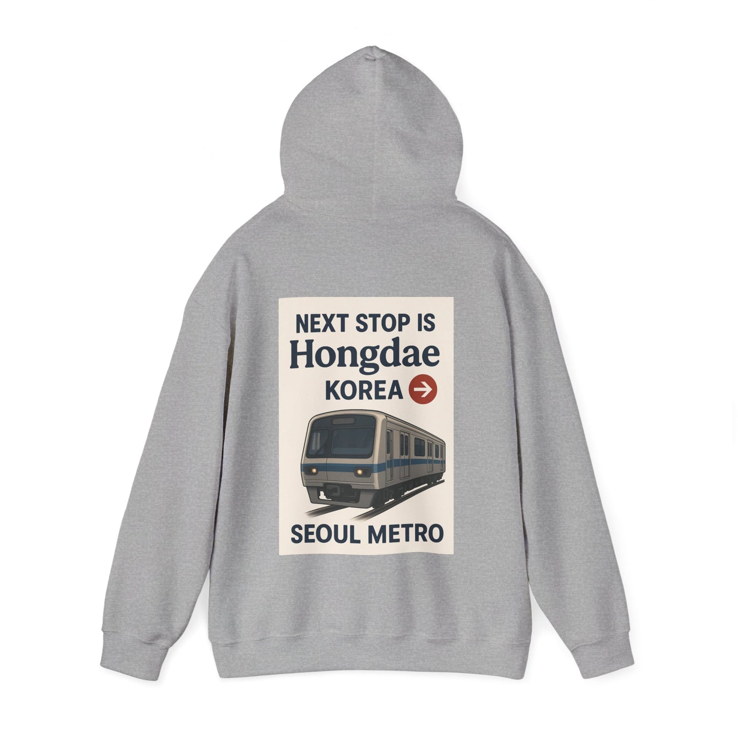 Seoul Metro Hongdae Station Hoodie - Travel Gift