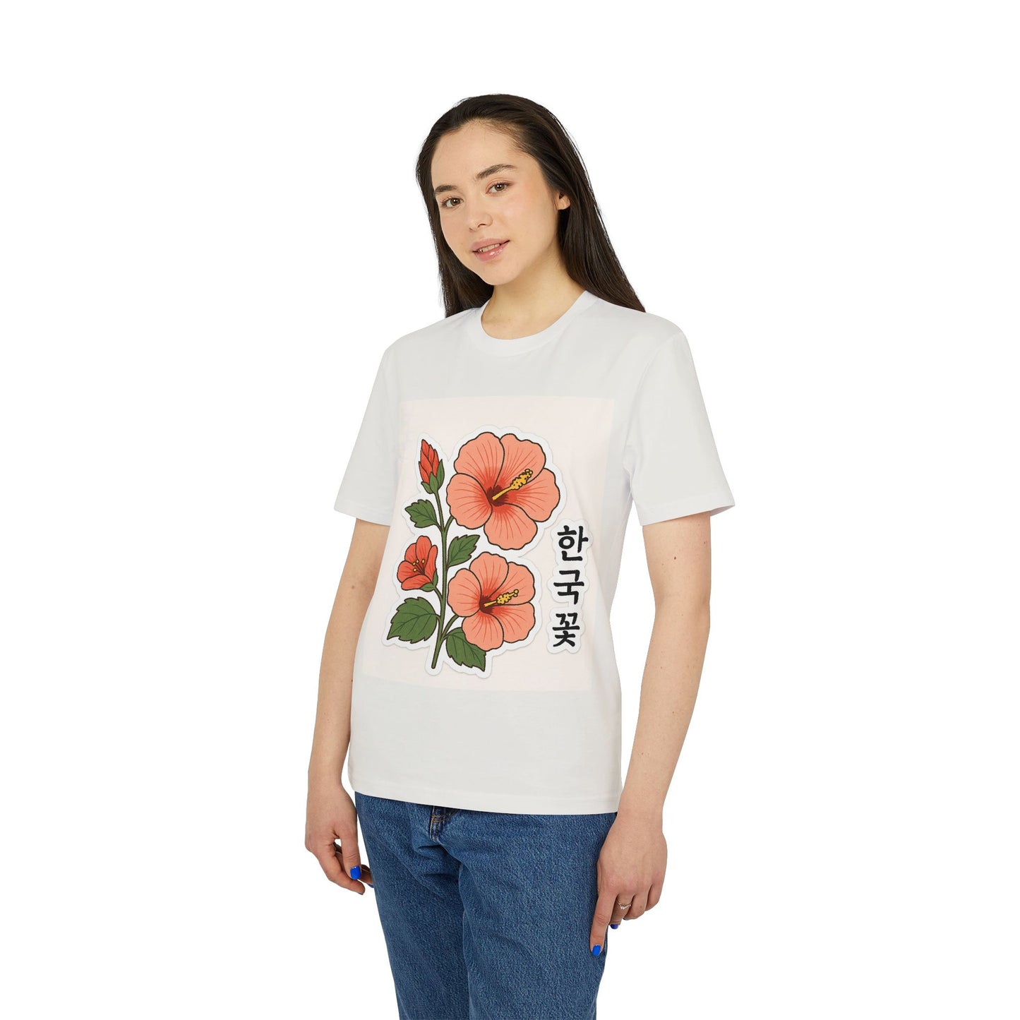 Floral Korean Graphic T-Shirt | Unisex Casual Wear | Perfect for Summer, Gifts, Streetwear, Everyday Style