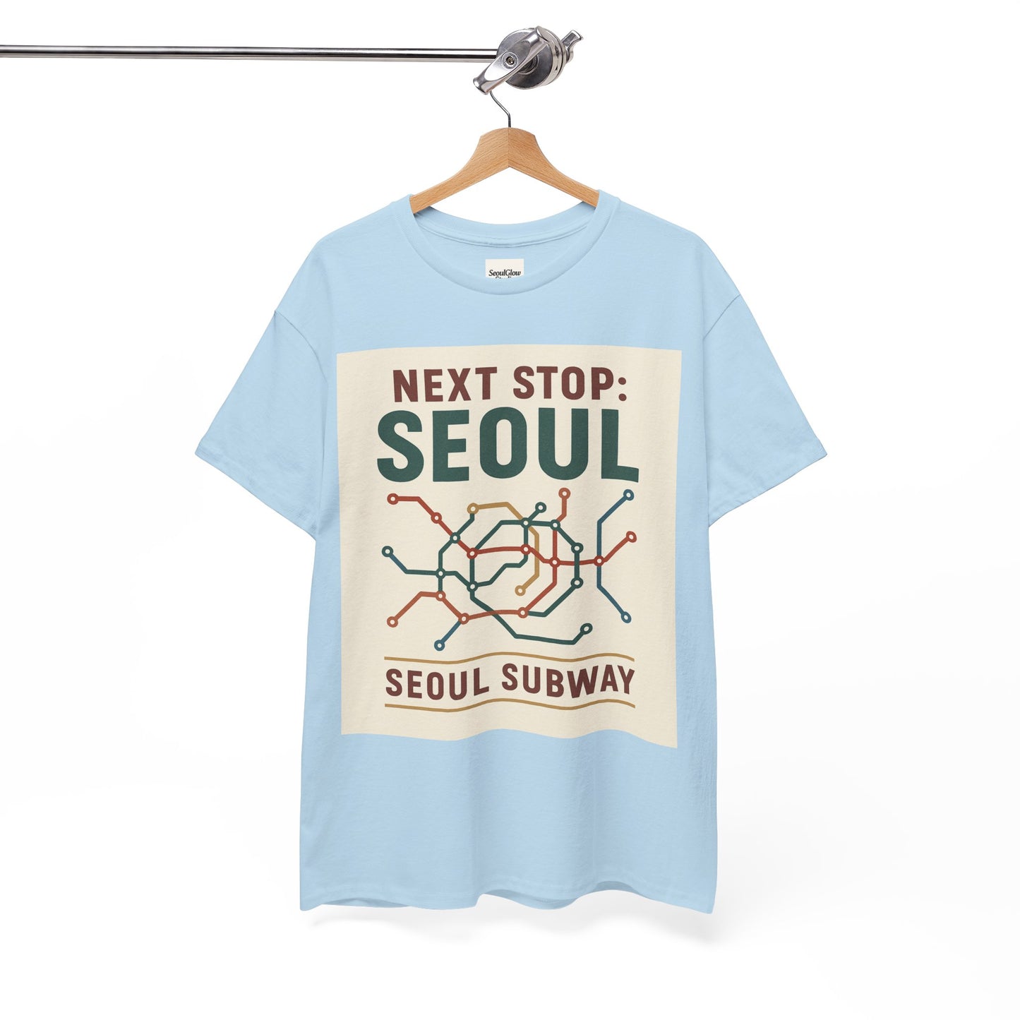 Seoul Metro Graphic Tee - Korean Travel Shirt