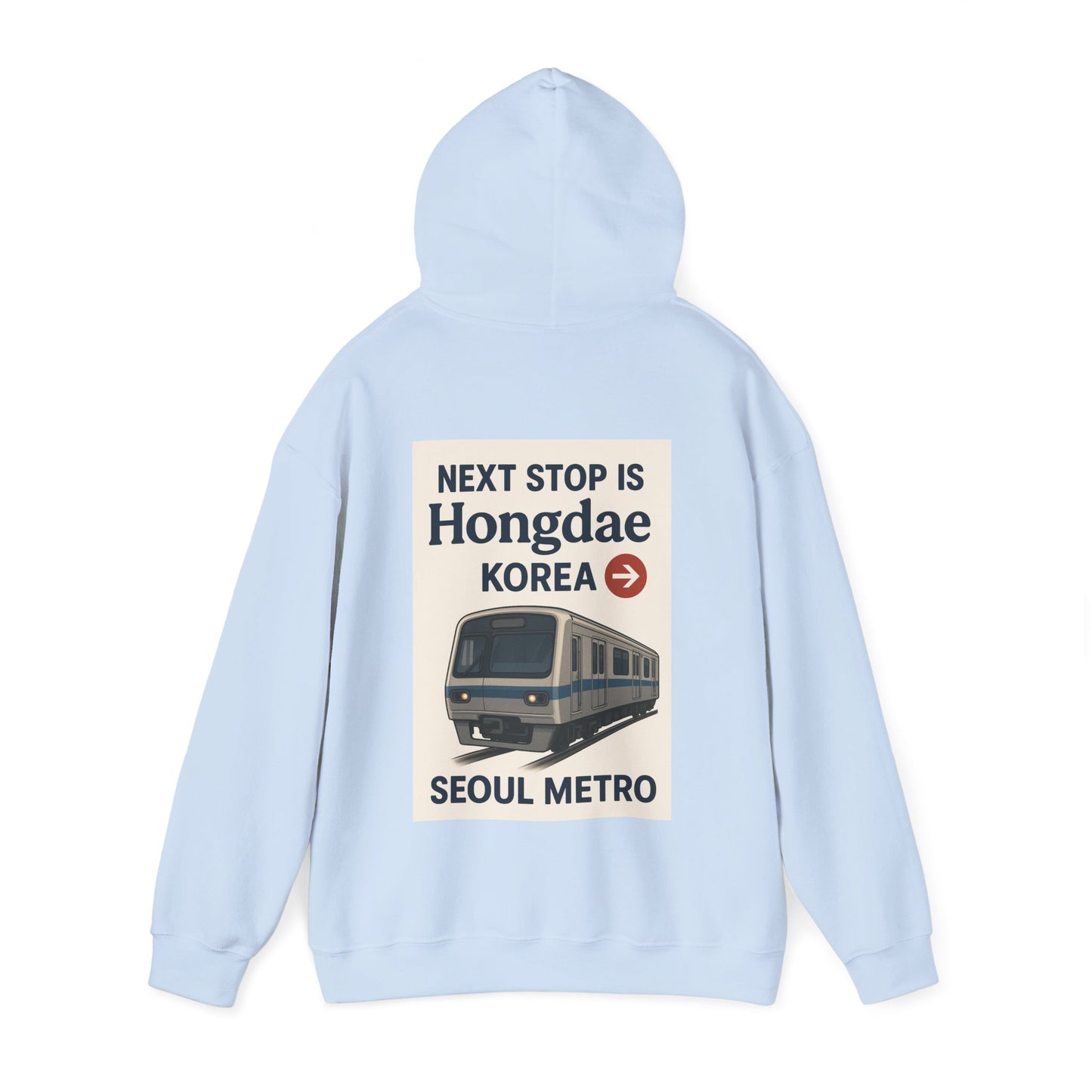 Seoul Metro Hongdae Station Hoodie - Travel Gift