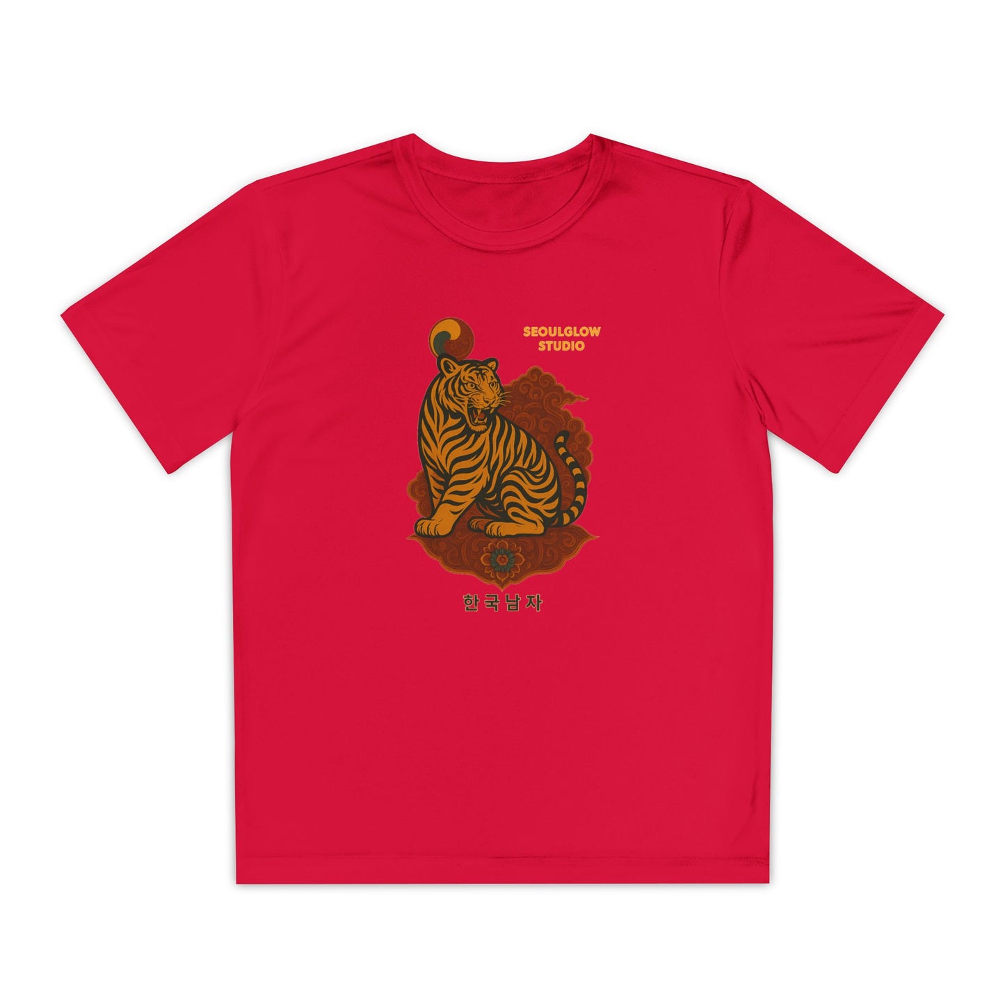 Korean Tiger Graphic Tee | Sporty Style, Trendy Apparel, Perfect for Kids, Casual Outings, Birthday Gifts, Summer Wear
