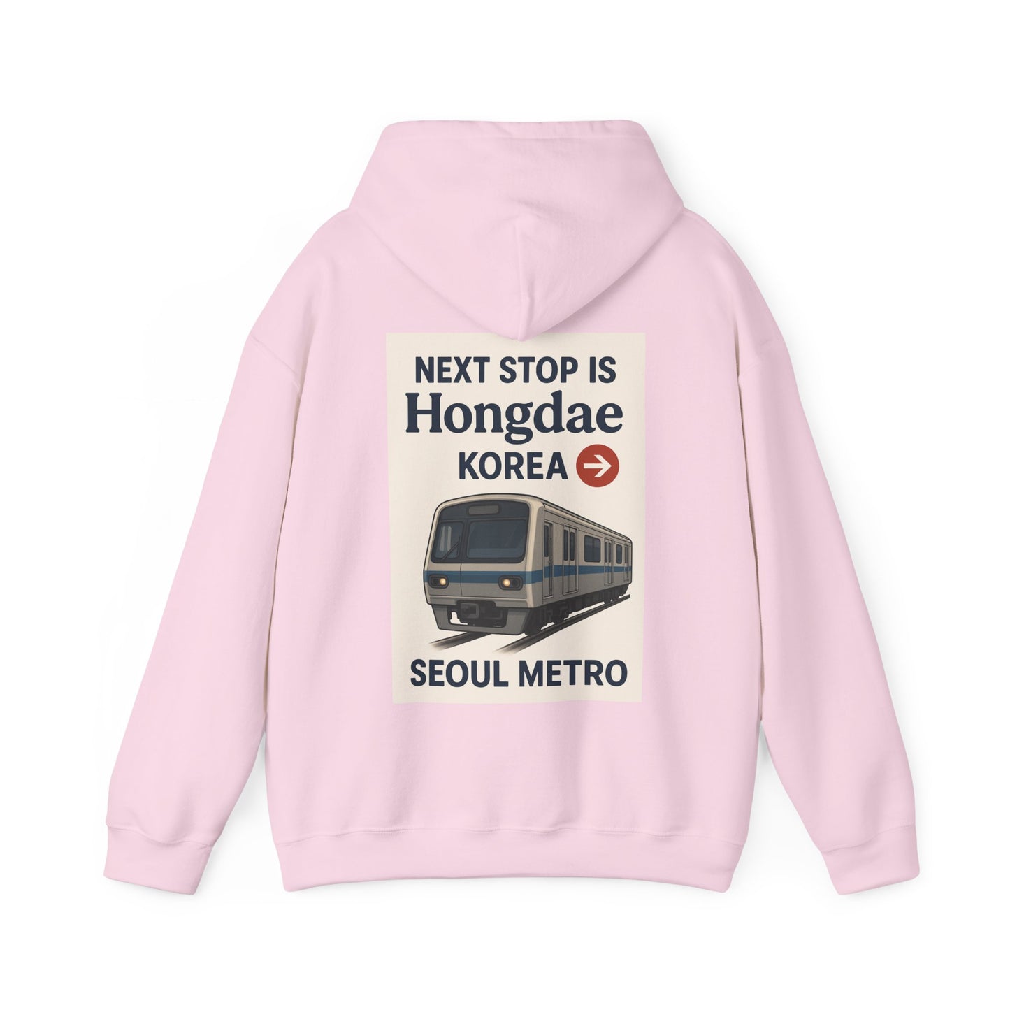 Seoul Metro Hongdae Station Hoodie - Travel Gift