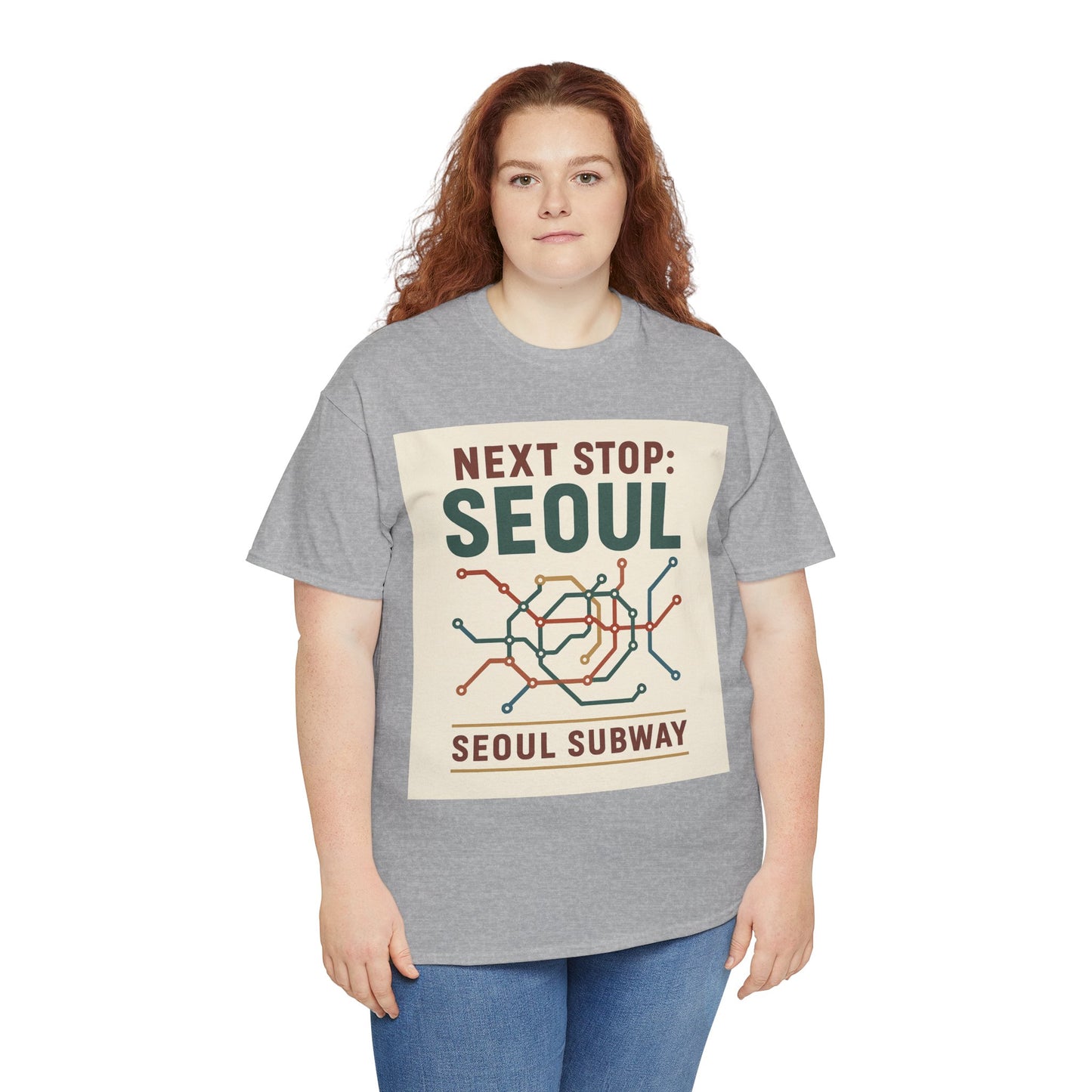 Seoul Metro Graphic Tee - Korean Travel Shirt