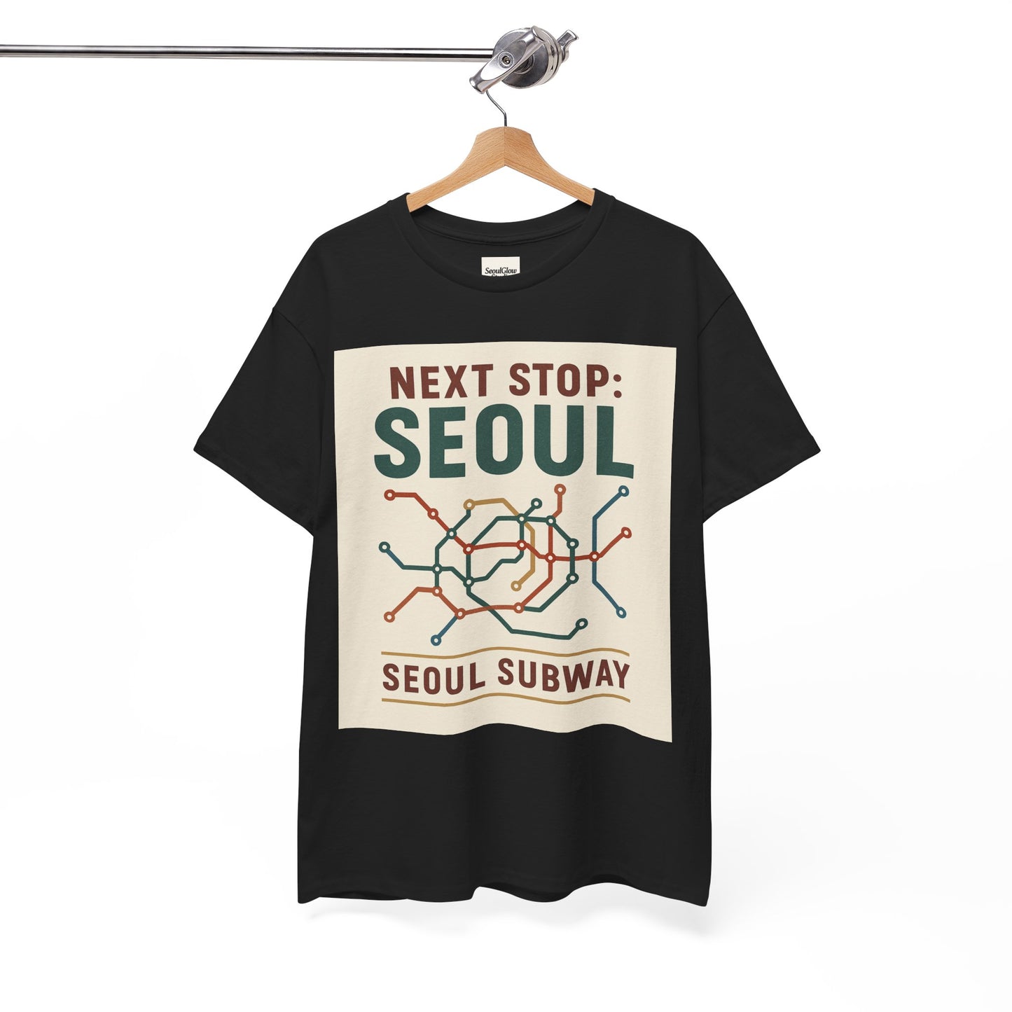Seoul Metro Graphic Tee - Korean Travel Shirt