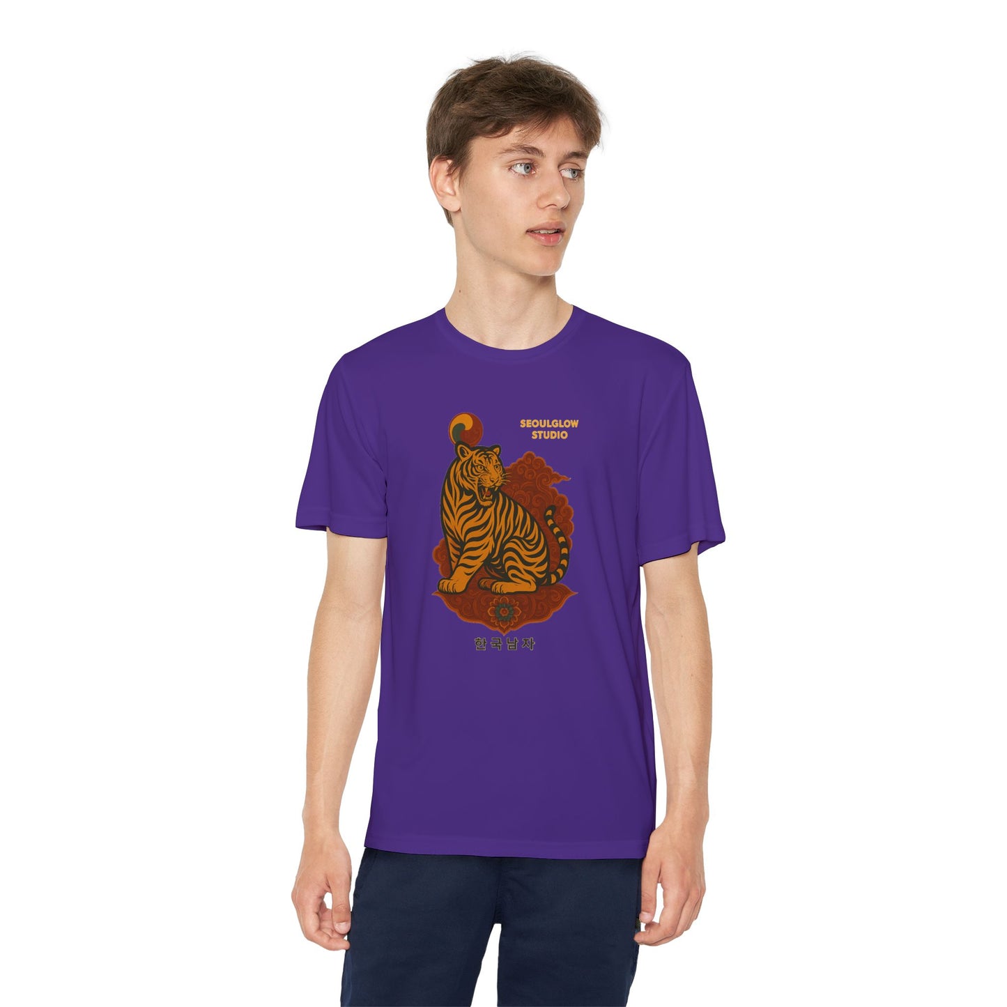 Korean Tiger Graphic Tee | Sporty Style, Trendy Apparel, Perfect for Kids, Casual Outings, Birthday Gifts, Summer Wear