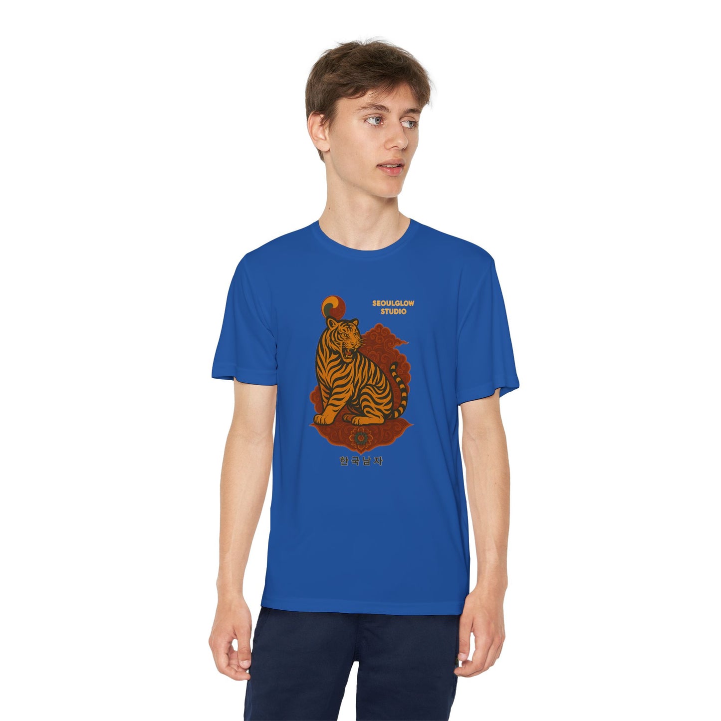Korean Tiger Graphic Tee | Sporty Style, Trendy Apparel, Perfect for Kids, Casual Outings, Birthday Gifts, Summer Wear