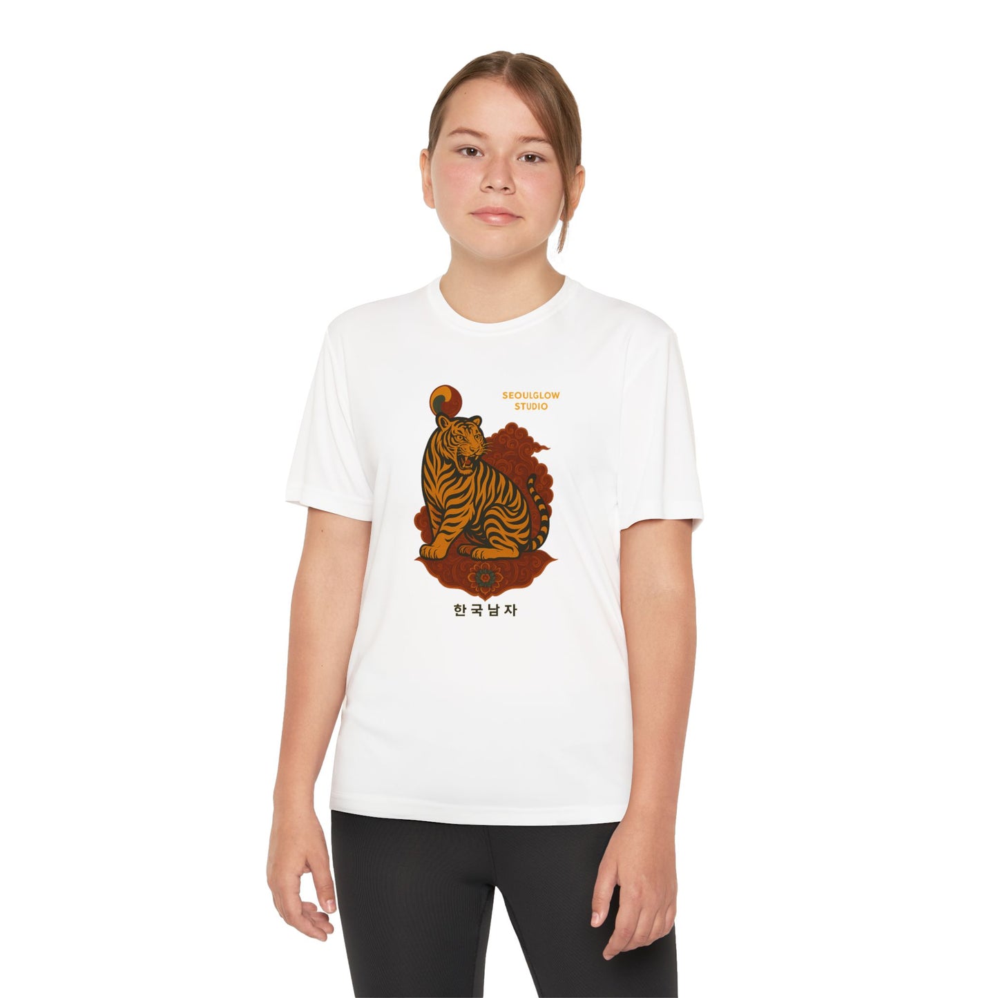 Korean Tiger Graphic Tee | Sporty Style, Trendy Apparel, Perfect for Kids, Casual Outings, Birthday Gifts, Summer Wear