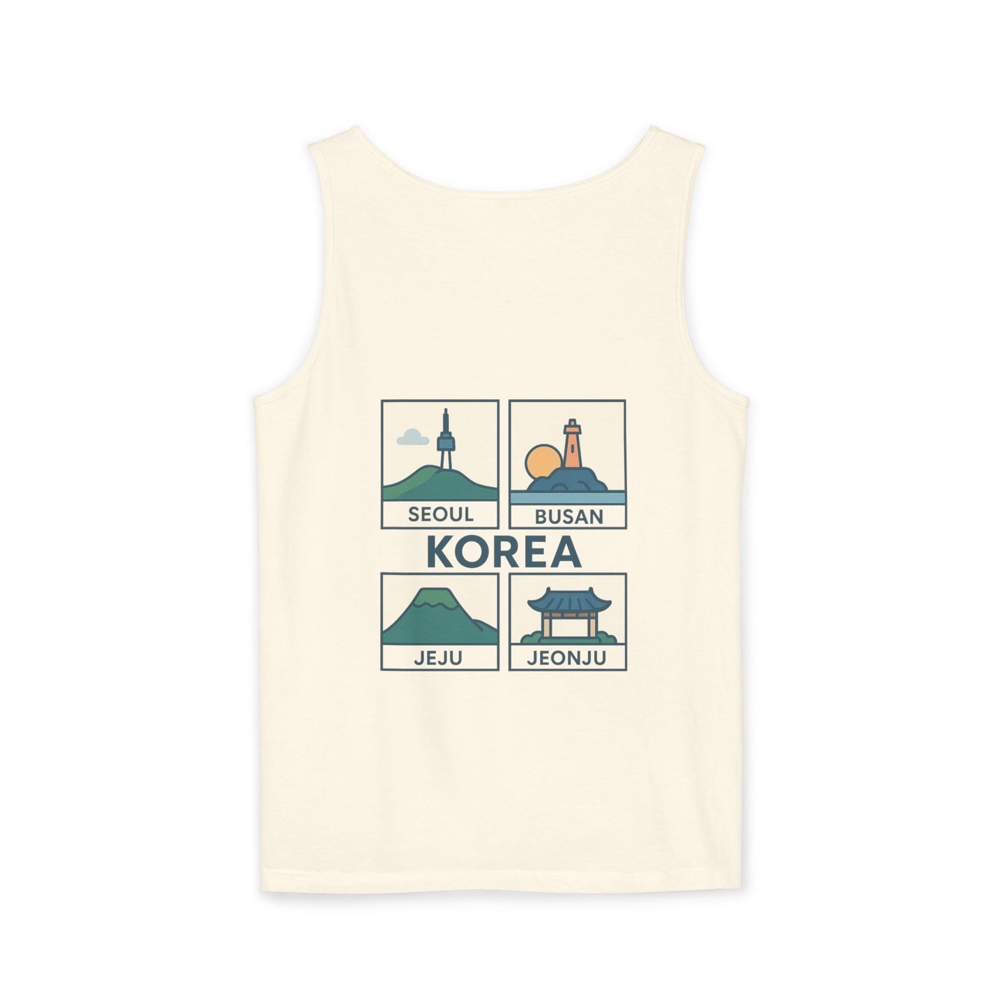 Korea World Travel Tank Top - Vacation Wear