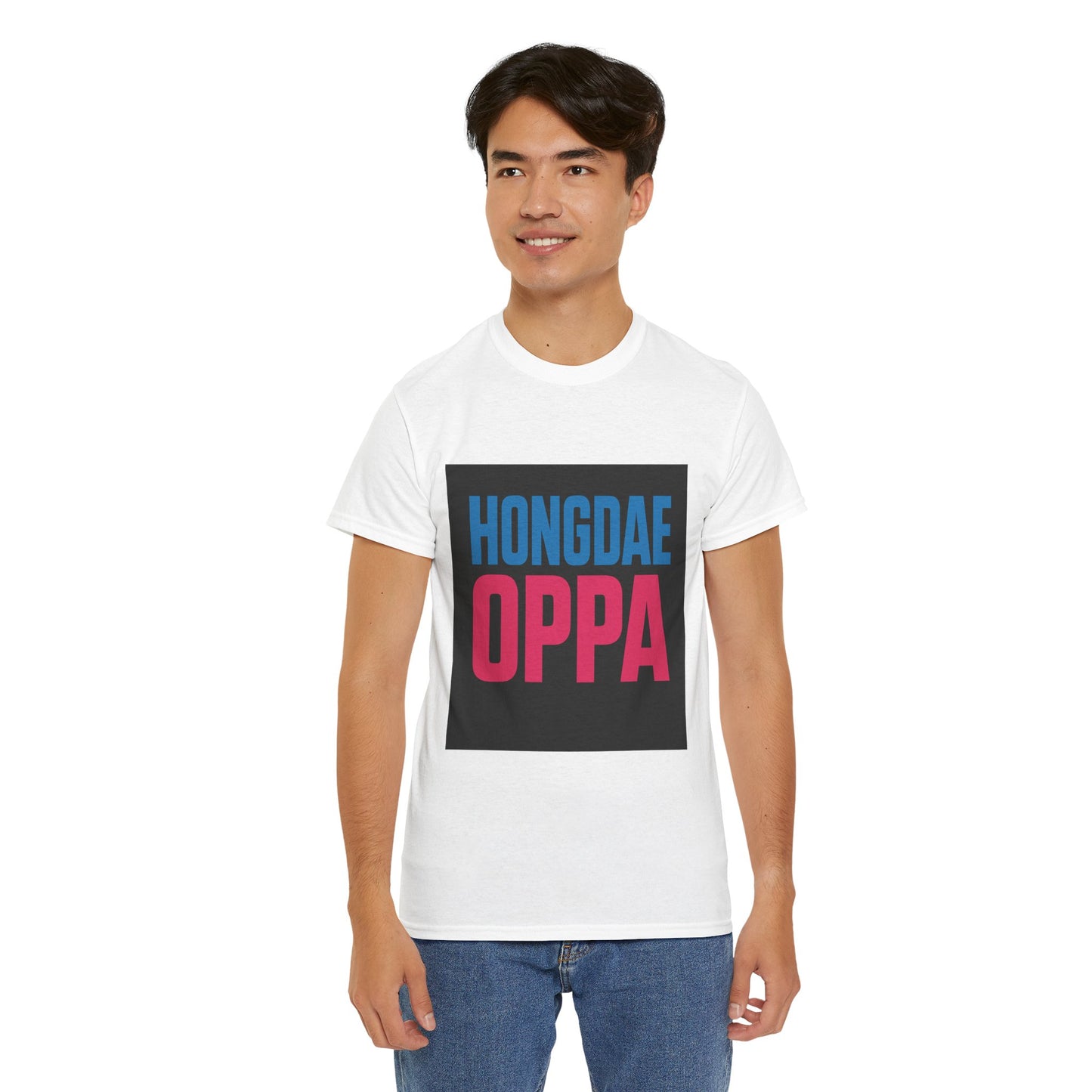 Hongdae Visit Must-Have Unisex Heavy Cotton Tee - Bold Graphic Shirt