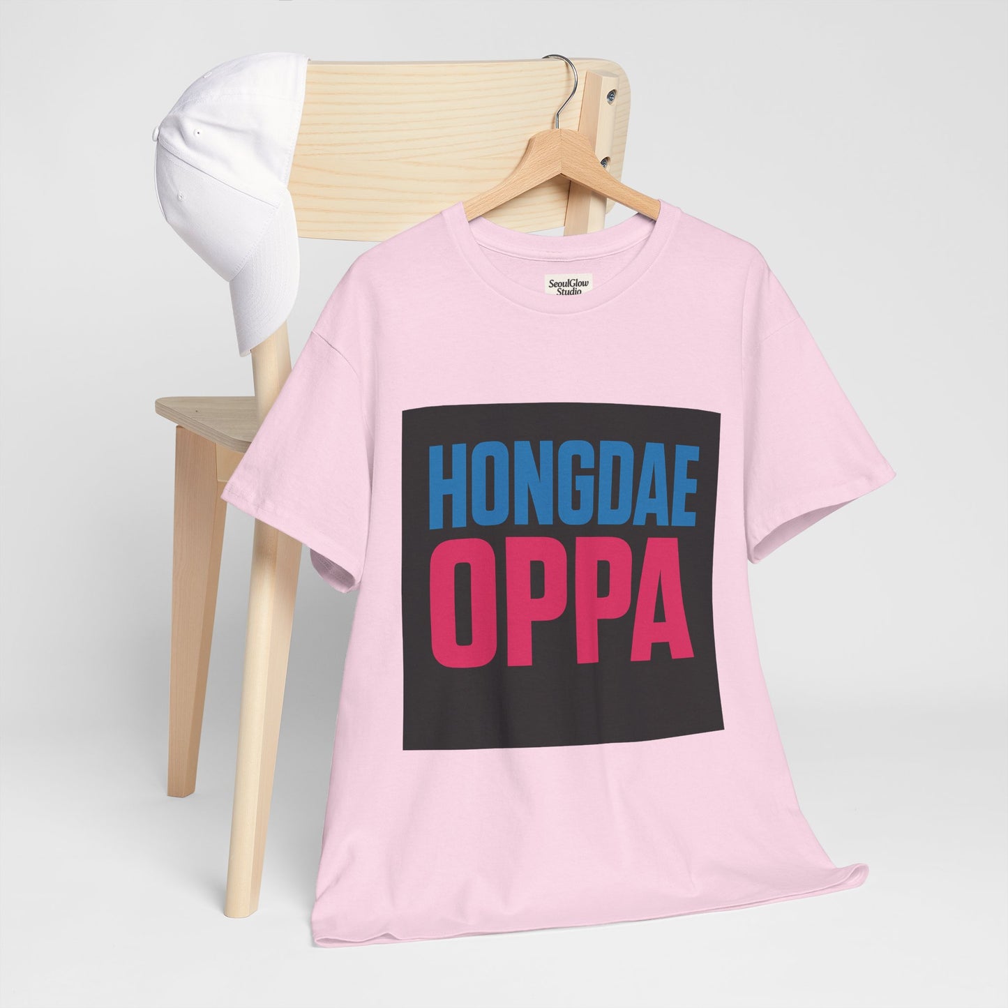 Hongdae Visit Must-Have Unisex Heavy Cotton Tee - Bold Graphic Shirt
