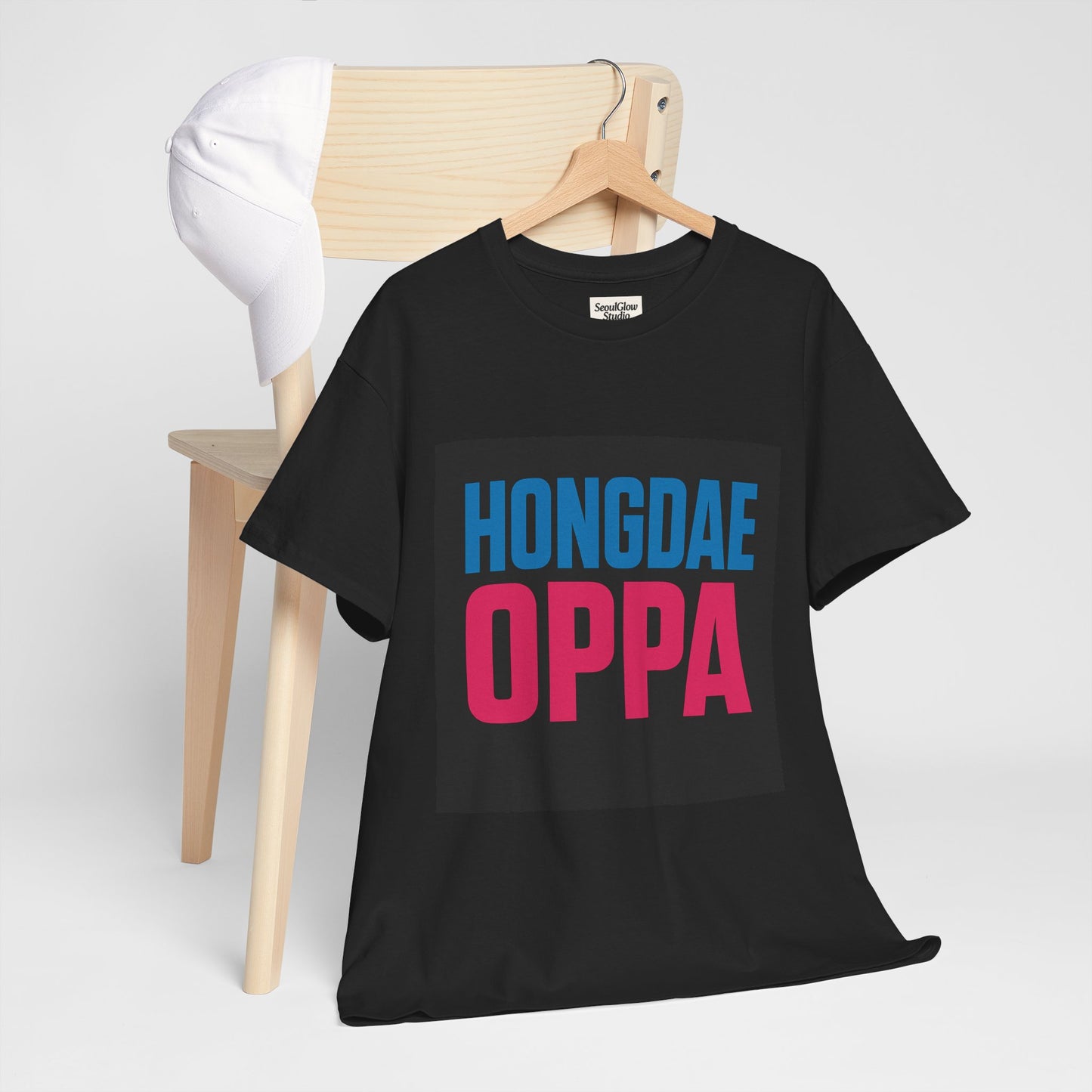 Hongdae Visit Must-Have Unisex Heavy Cotton Tee - Bold Graphic Shirt