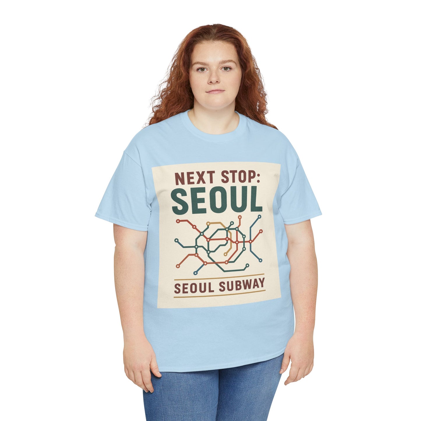 Seoul Metro Graphic Tee - Korean Travel Shirt