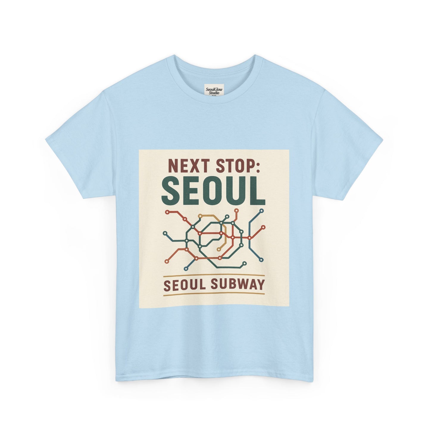 Seoul Subway Graphic Tee - Next Stop Seoul