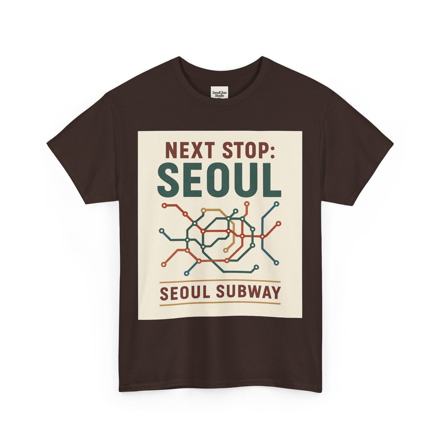 Seoul Metro Graphic Tee - Korean Travel Shirt
