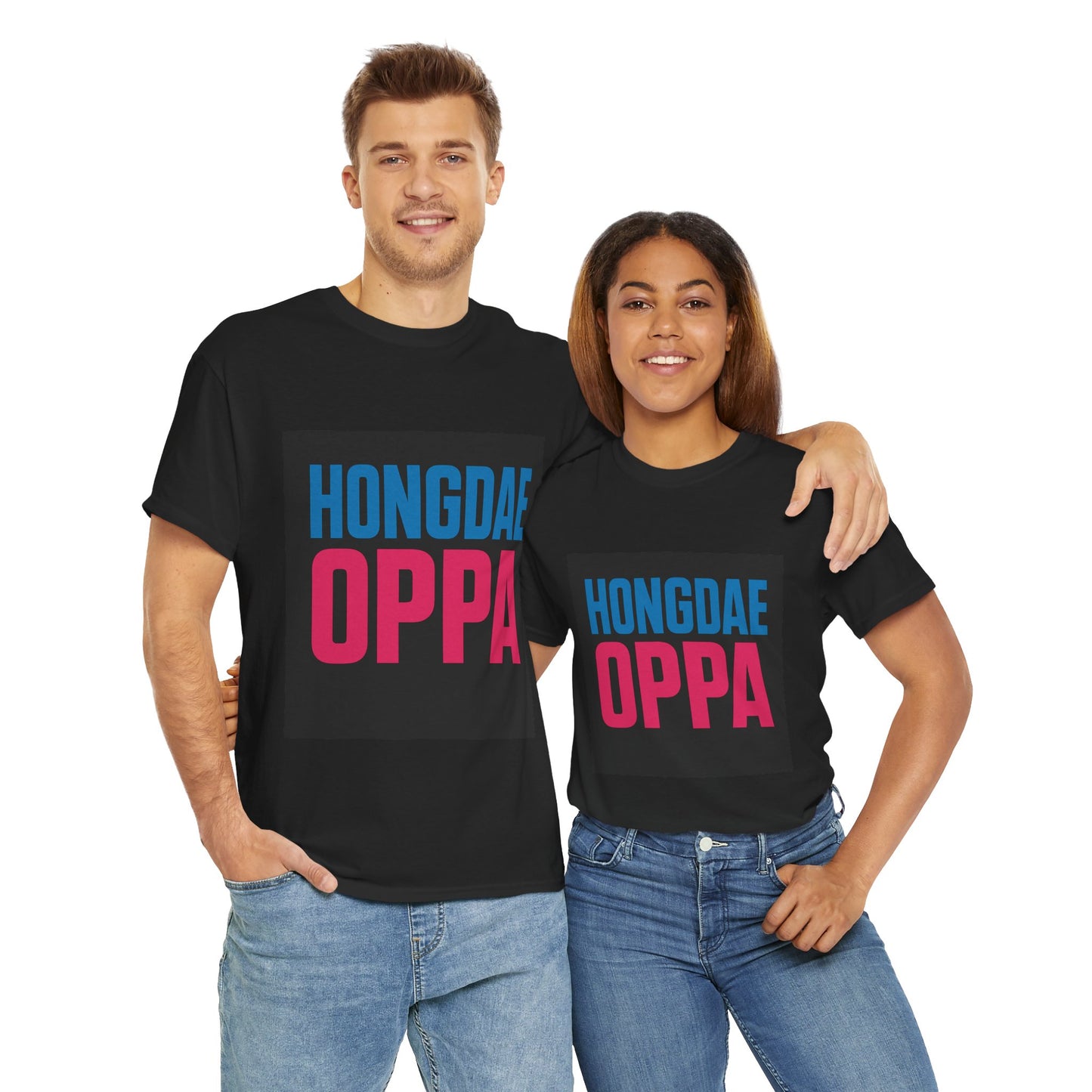 Hongdae Visit Must-Have Unisex Heavy Cotton Tee - Bold Graphic Shirt