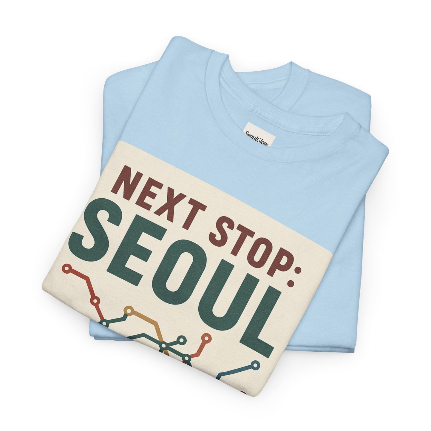Seoul Metro Graphic Tee - Korean Travel Shirt