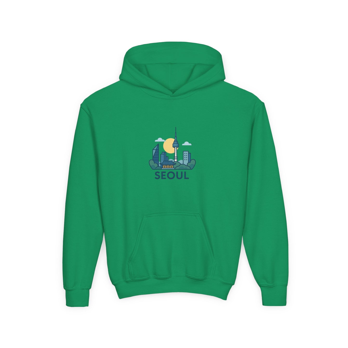 Seoul, World Cityscape Youth Hoodie - Travel Lovers Gift, Cozy Sweatshirt for Teens, Urban Fashion, Vacation Vibes, Gifts for Adventurers