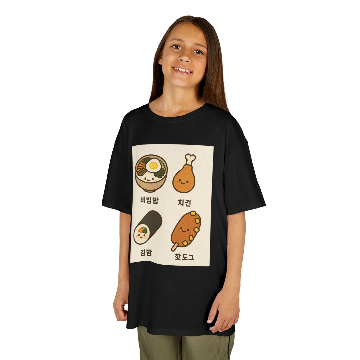 Cute Kimbap Kids T-Shirt, Fun Korean Food Tee, Gift for Kids, Sushi Lover Shirt, Casual Wear, Birthday Gift