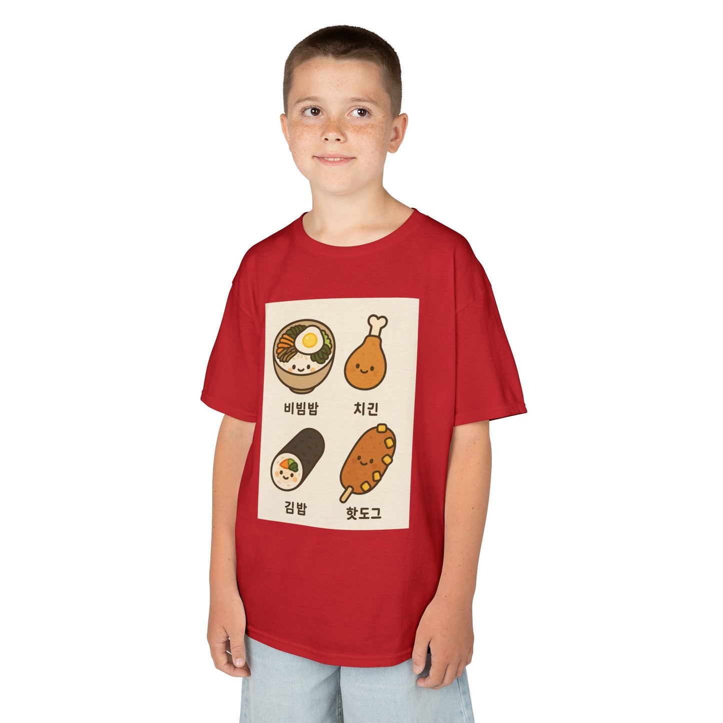 Cute Kimbap Kids T-Shirt, Fun Korean Food Tee, Gift for Kids, Sushi Lover Shirt, Casual Wear, Birthday Gift