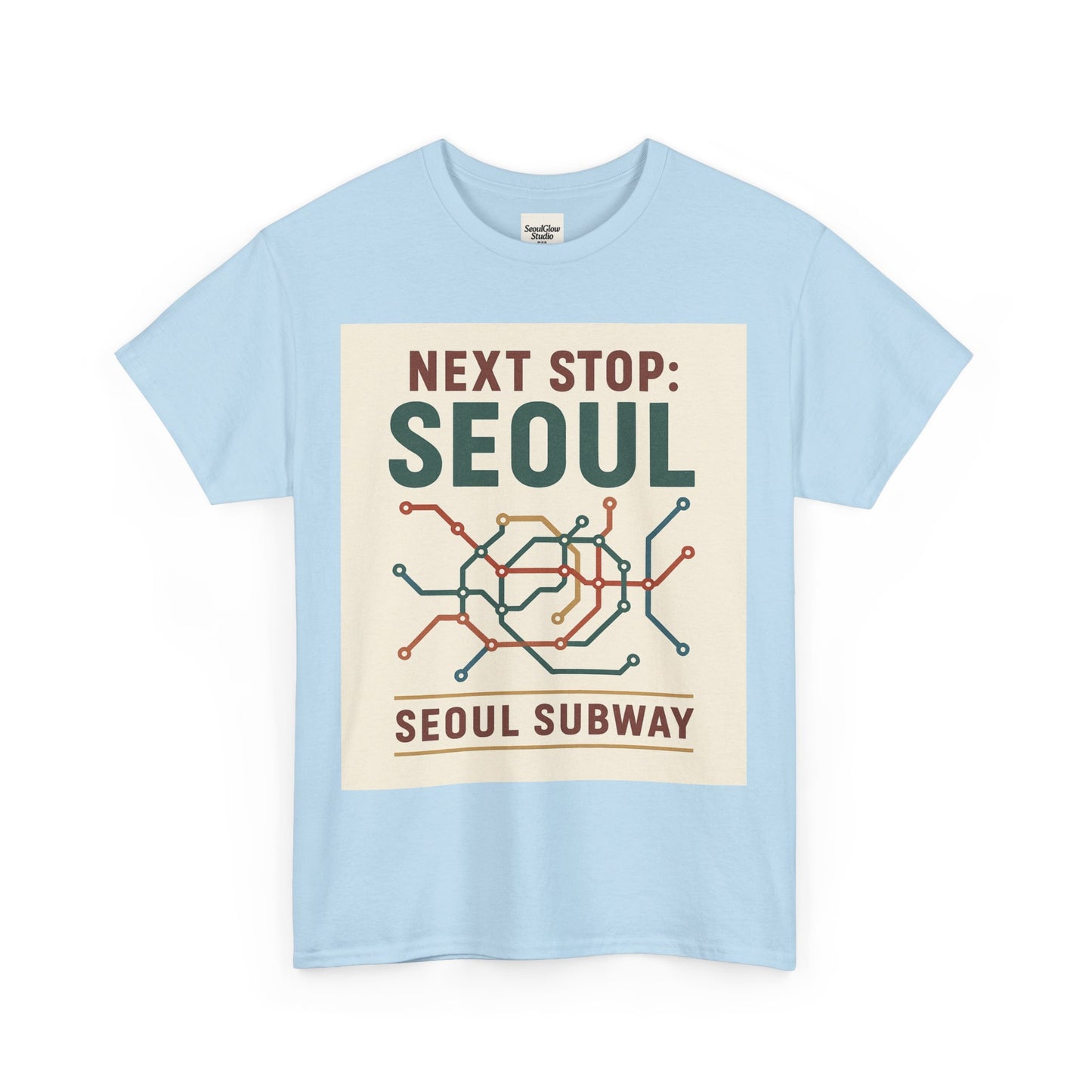 Seoul Metro Graphic Tee - Korean Travel Shirt