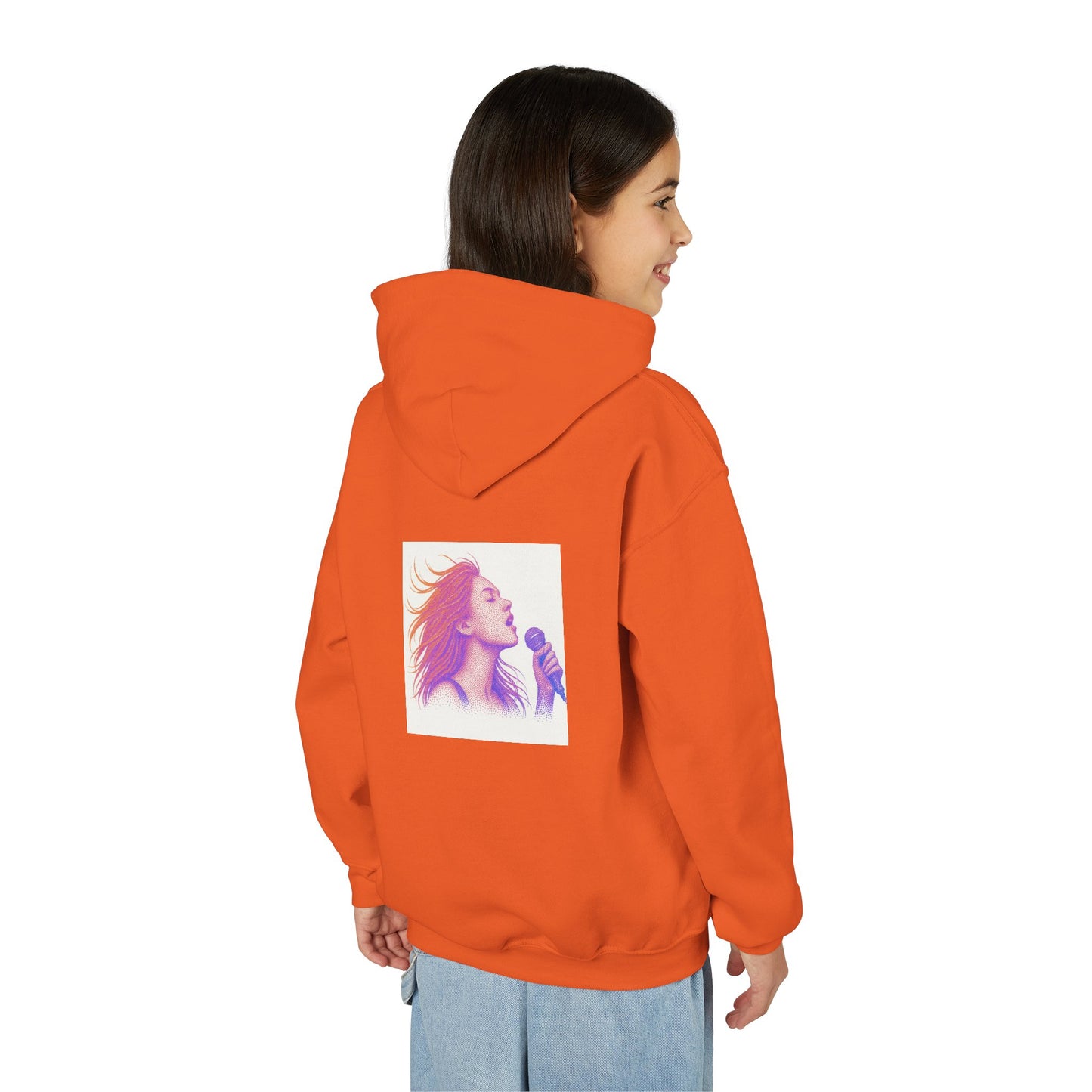Golden K-Pop Youth Hoodie - Music Lover Gift