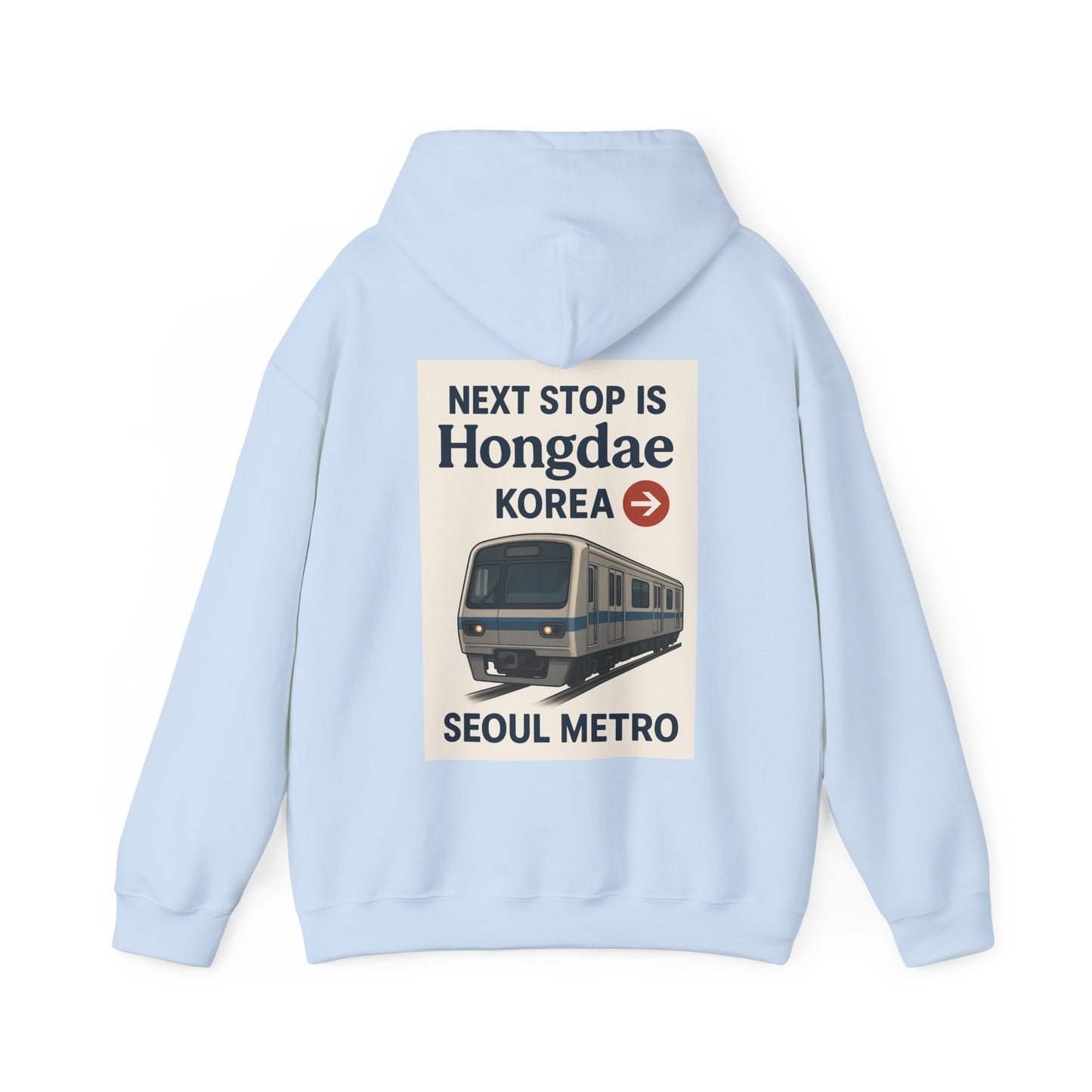 Seoul Metro Hongdae Station Hoodie - Travel Gift