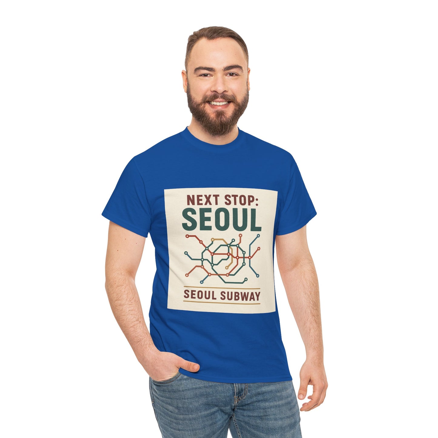 Seoul Subway Graphic Tee - Next Stop Seoul