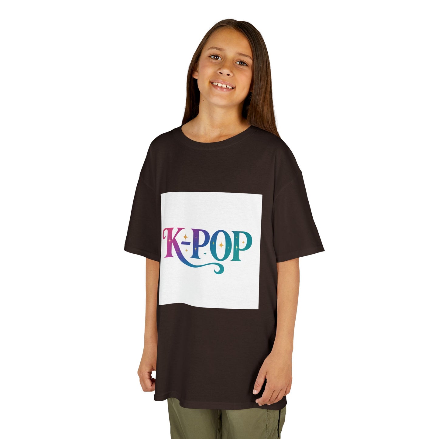K-Pop Kids Cotton Tee, Perfect Gift for Young Fans, Birthday Present, Schoolwear, Casual Fashion, Music Lovers