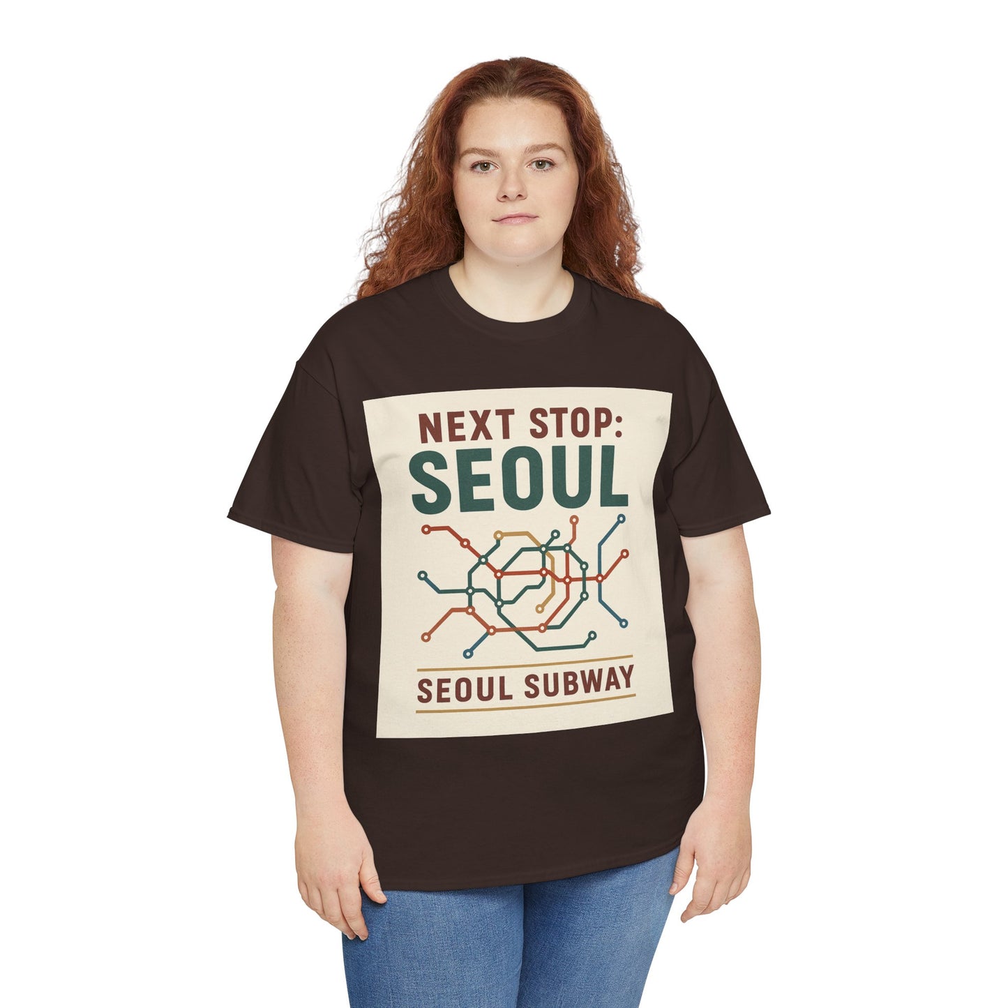 Seoul Metro Graphic Tee - Korean Travel Shirt