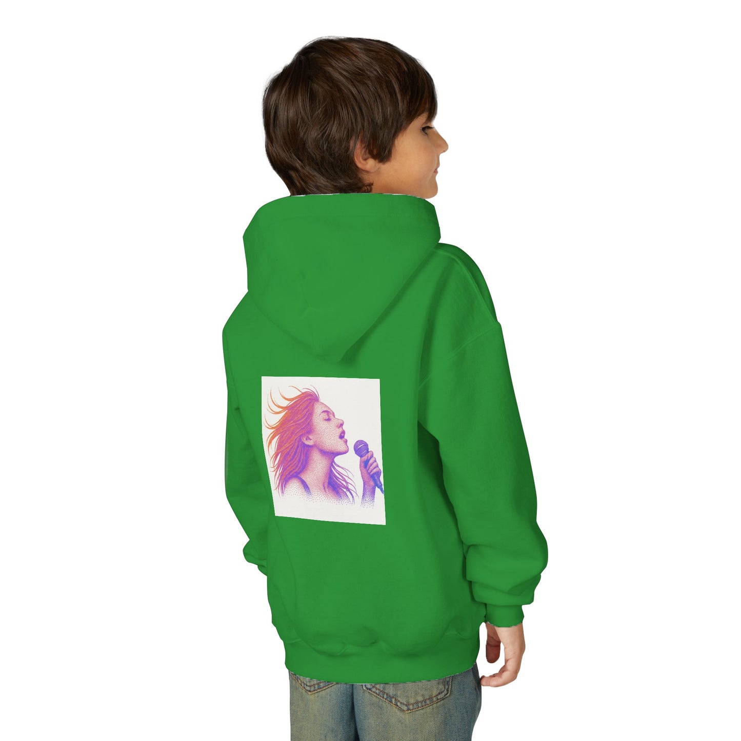 Golden K-Pop Youth Hoodie - Music Lover Gift