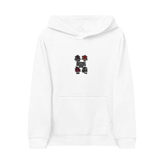 Embroidered Kids Fleece Hoodie with Korean Floral Design, Cozy Gift for Children, Perfect for Birthdays, Playdates, Lightweight Sweatshirt, [...]