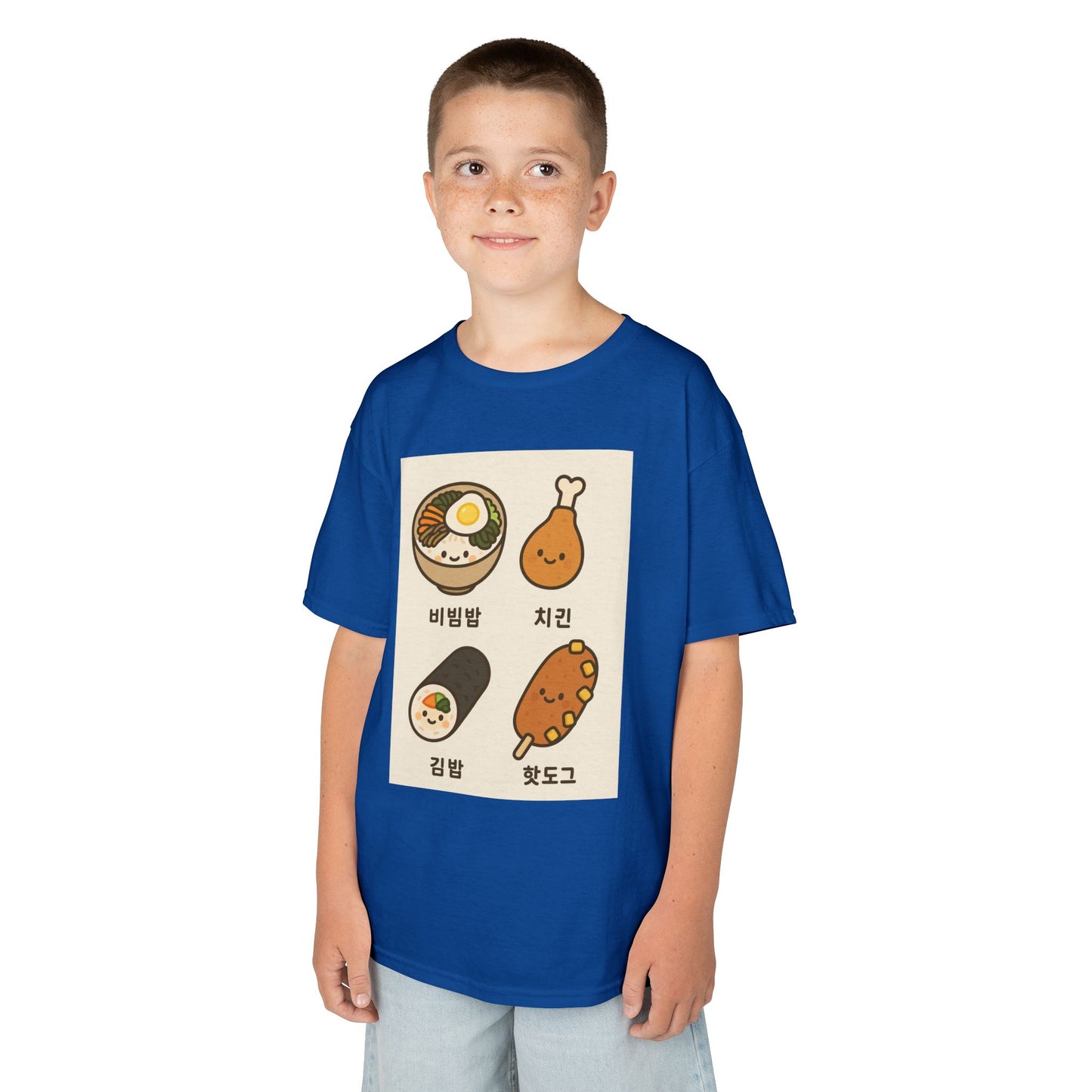 Cute Kimbap Kids T-Shirt, Fun Korean Food Tee, Gift for Kids, Sushi Lover Shirt, Casual Wear, Birthday Gift