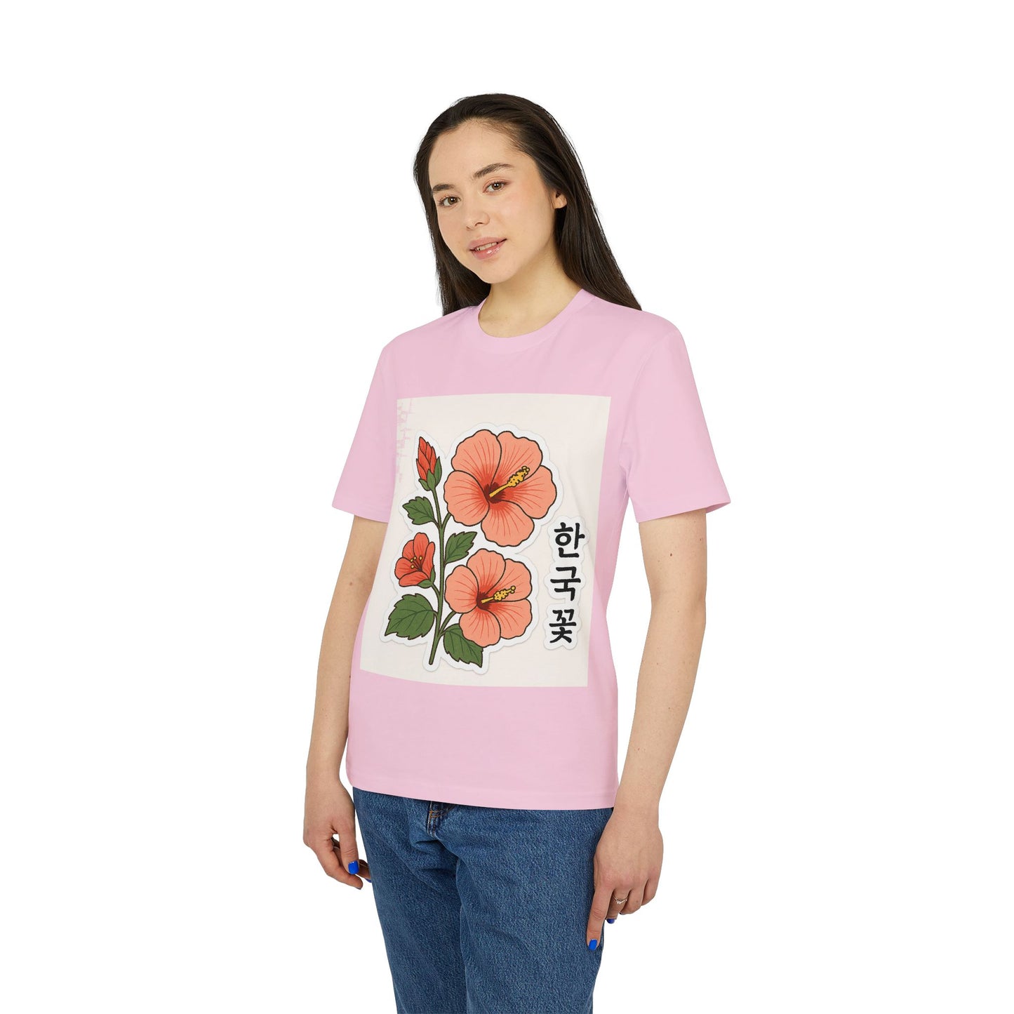 Floral Korean Graphic T-Shirt | Unisex Casual Wear | Perfect for Summer, Gifts, Streetwear, Everyday Style