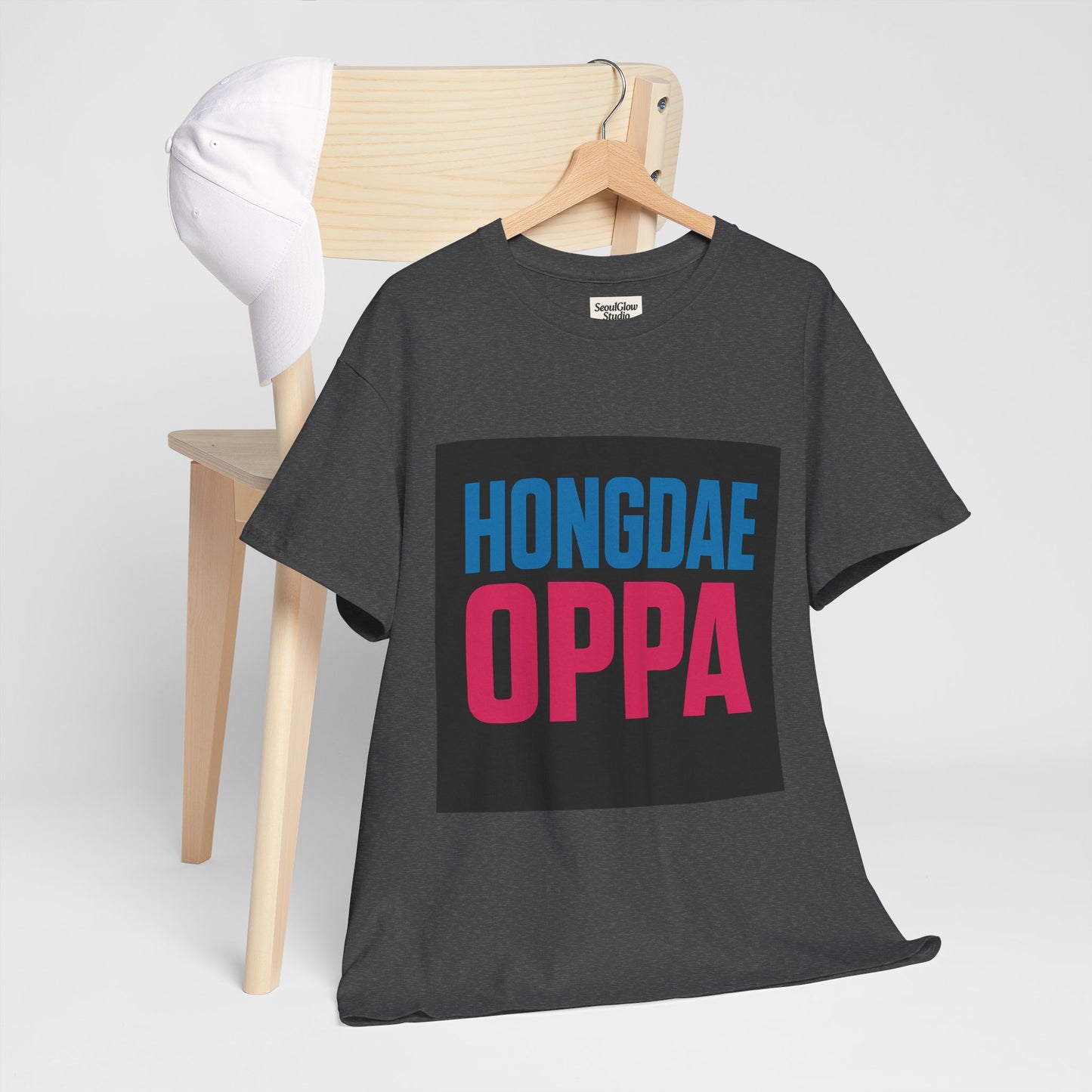 Hongdae Visit Must-Have Unisex Heavy Cotton Tee - Bold Graphic Shirt
