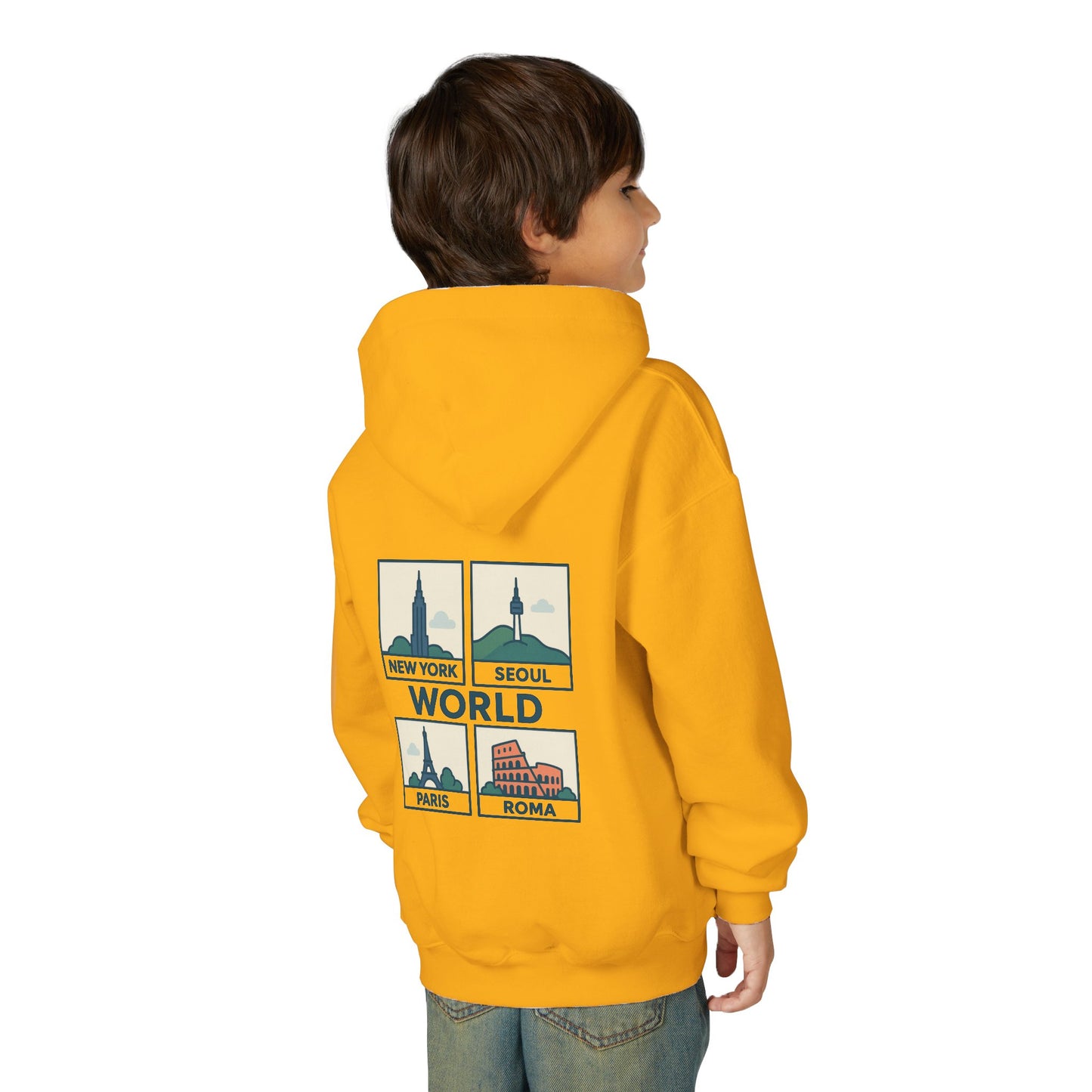 Seoul, World Cityscape Youth Hoodie - Travel Lovers Gift, Cozy Sweatshirt for Teens, Urban Fashion, Vacation Vibes, Gifts for Adventurers