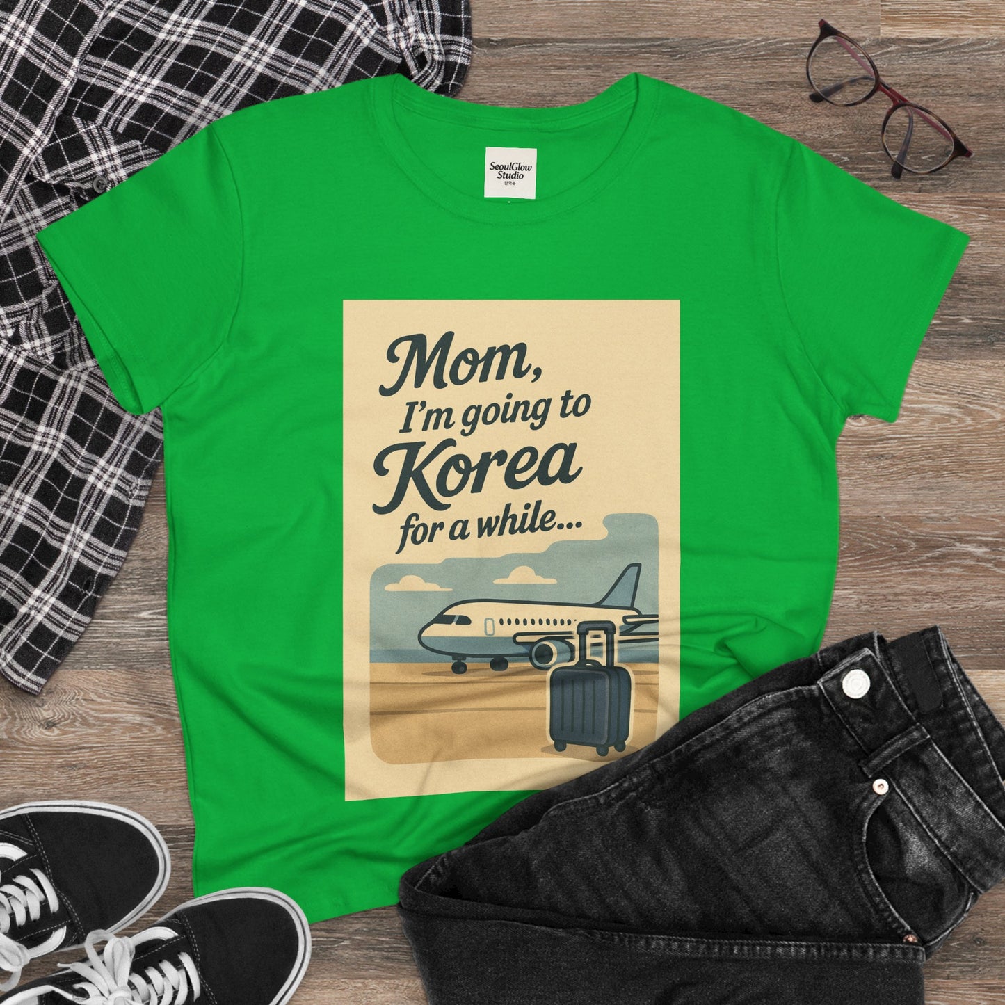 Mom I'm Going to Korea Travel Women's Tee
