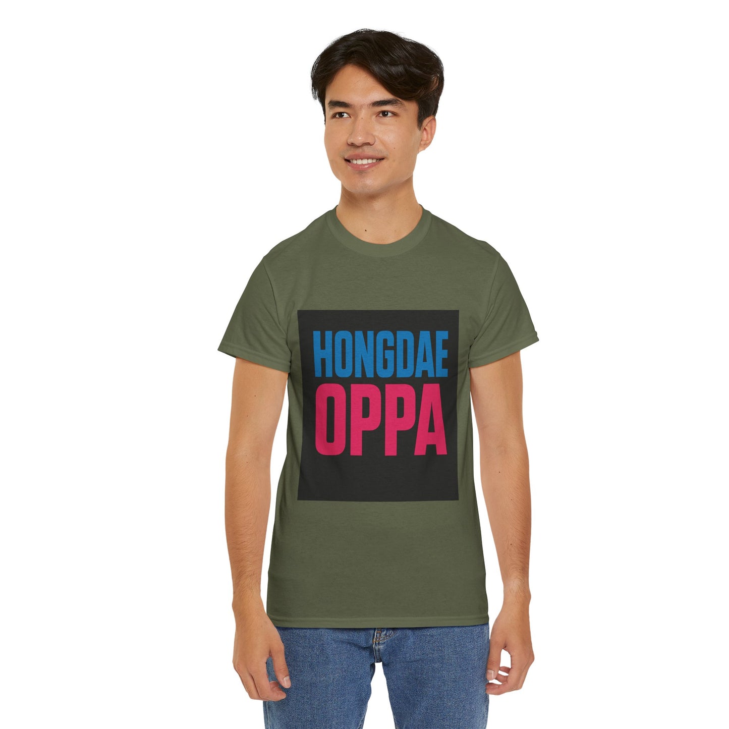 Hongdae Visit Must-Have Unisex Heavy Cotton Tee - Bold Graphic Shirt
