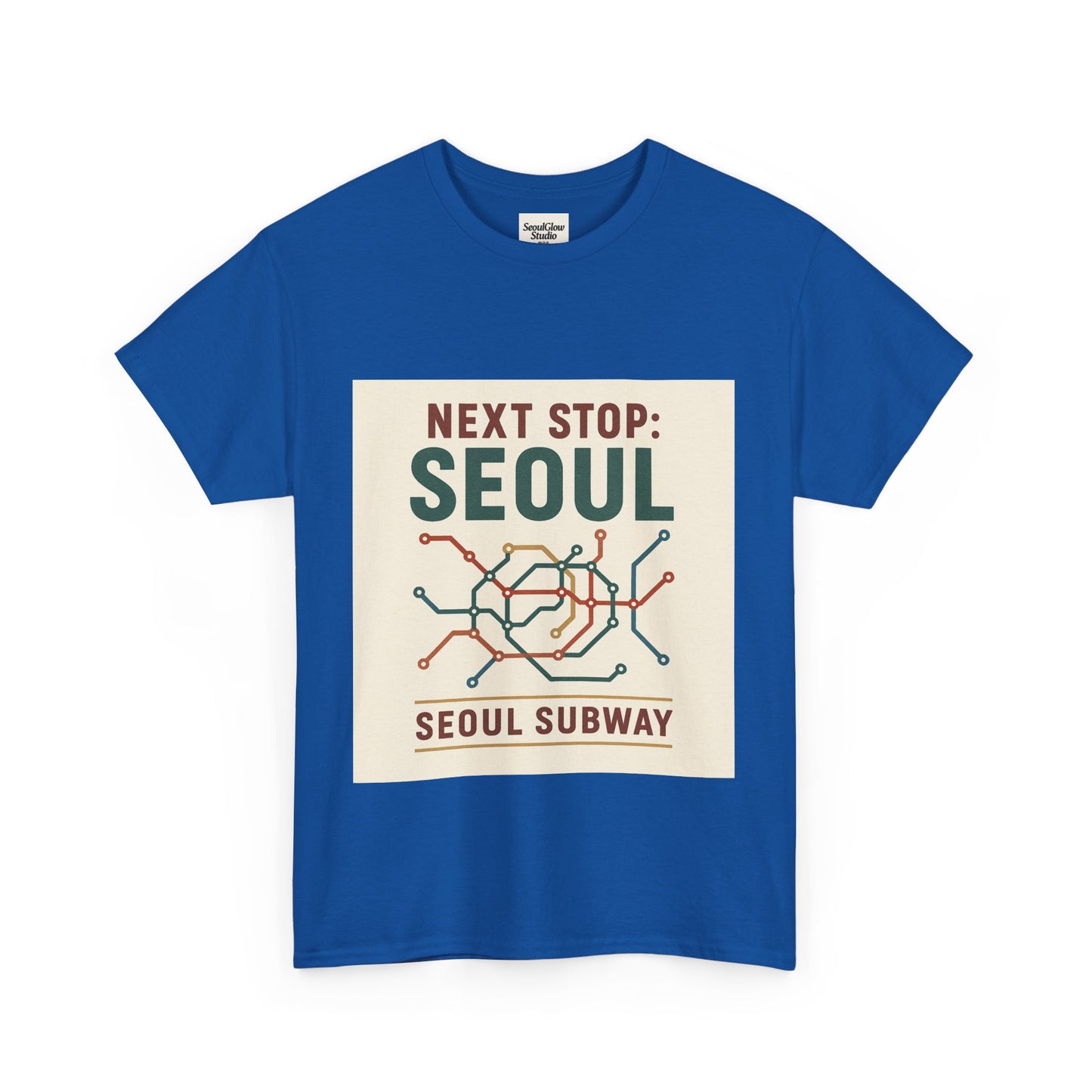 Seoul Subway Graphic Tee - Next Stop Seoul