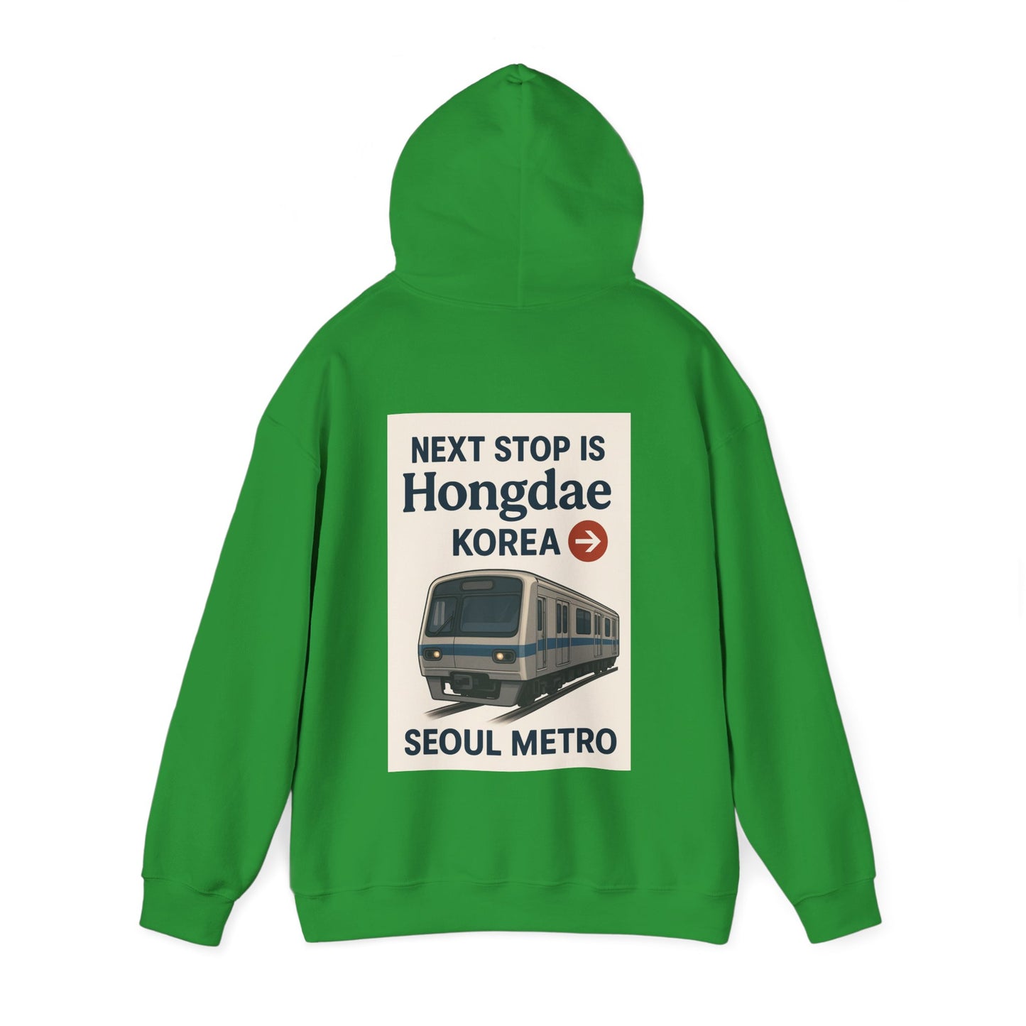 Seoul Metro Hongdae Station Hoodie - Travel Gift